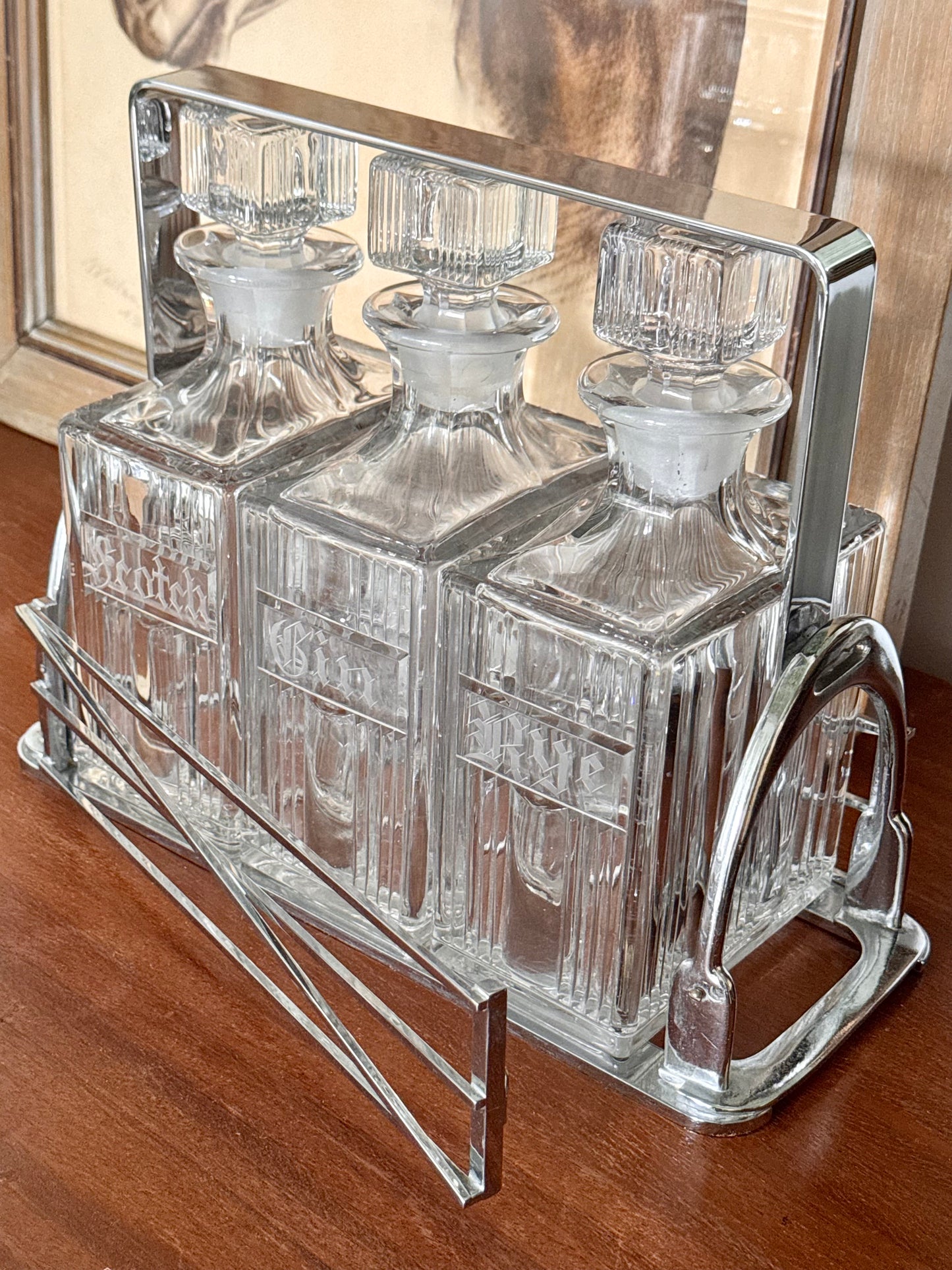 Art Deco Equestrian Spirit Set