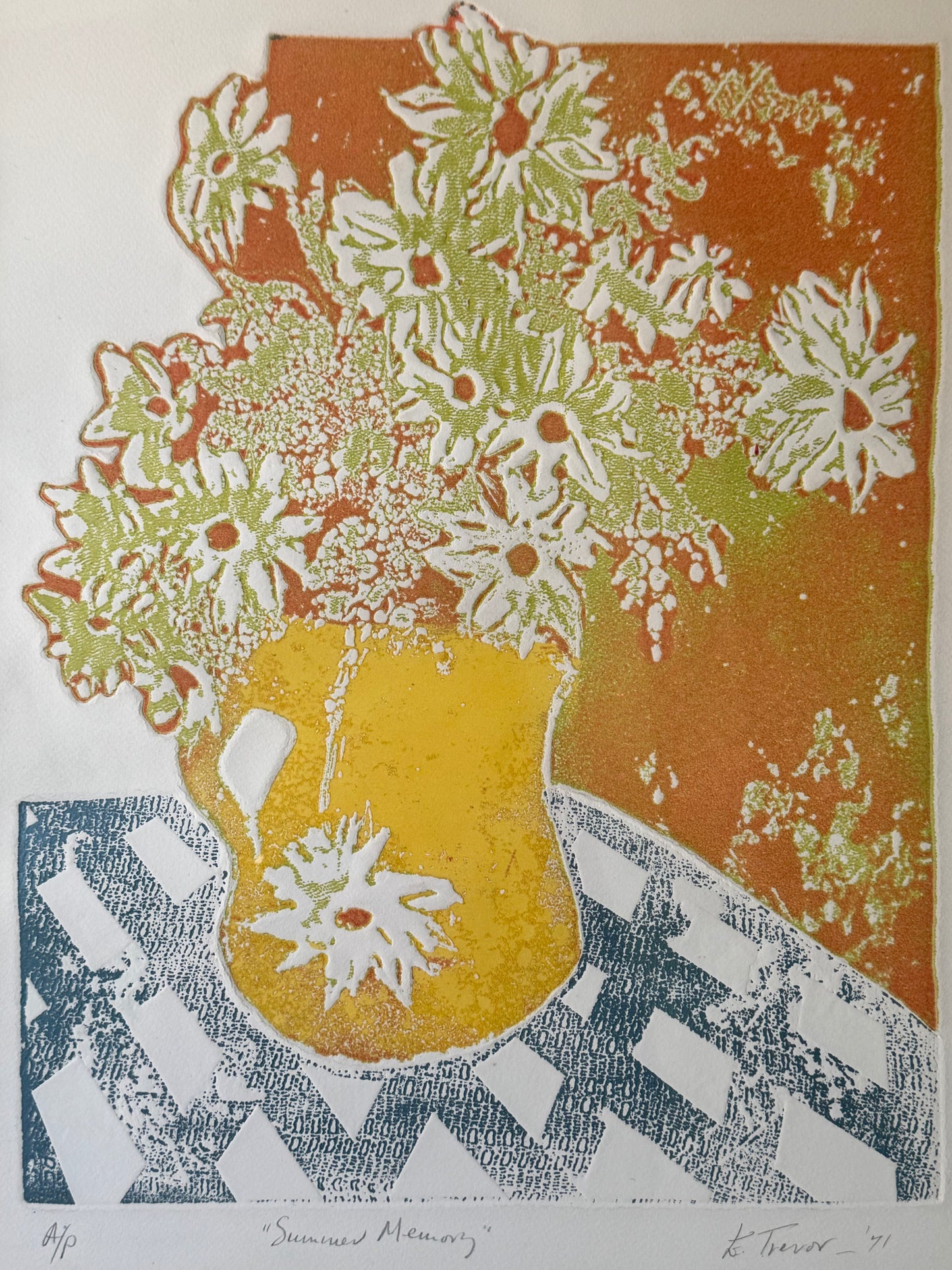 “Summer Memory” Signed Still Life