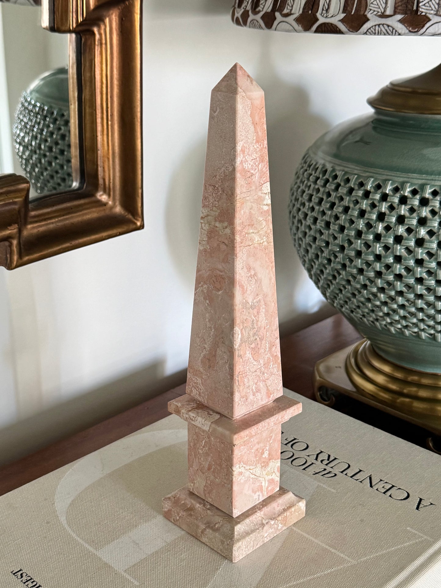 Pink Marble Obelisk