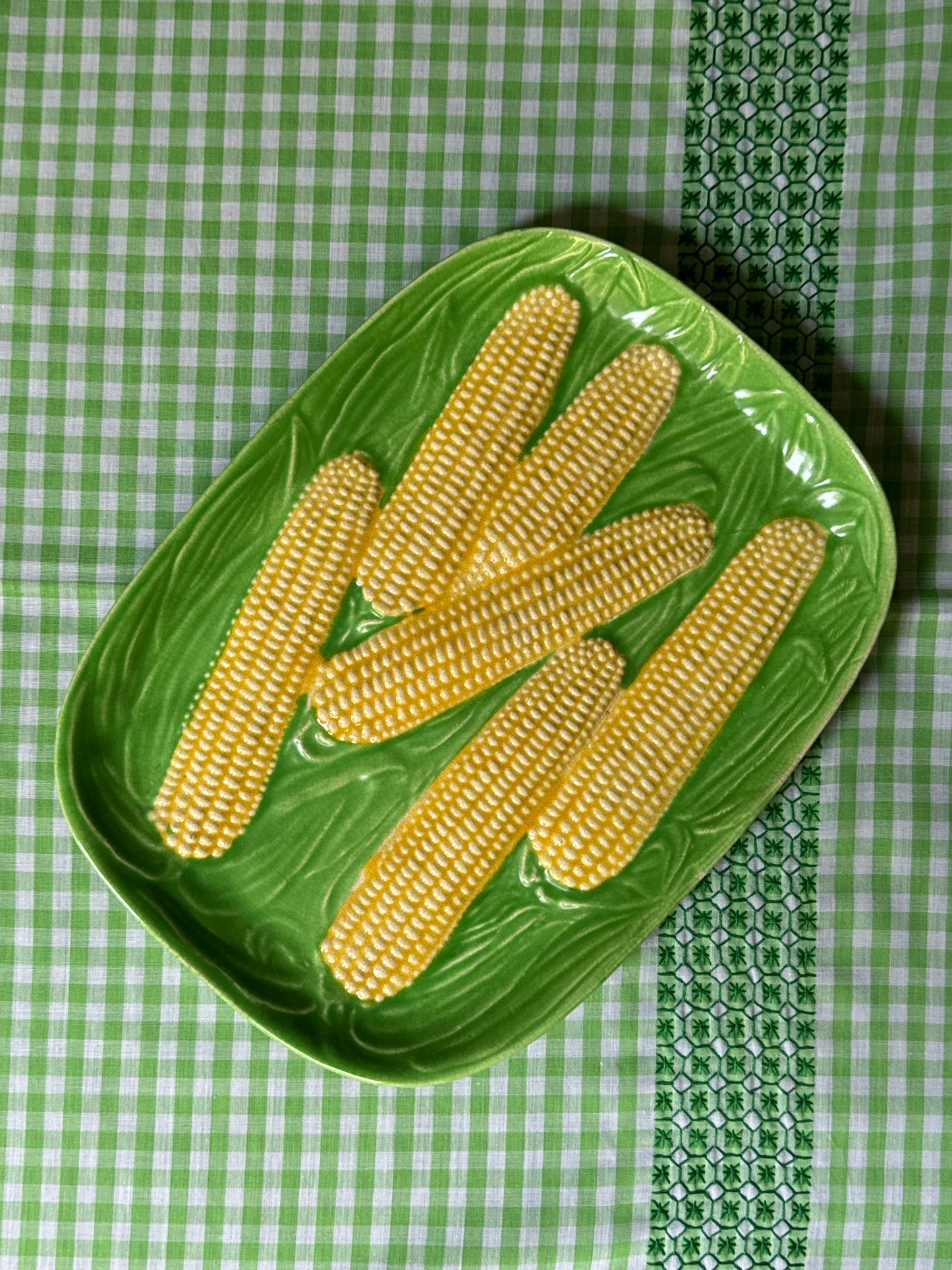 Midcentury Corn Platter