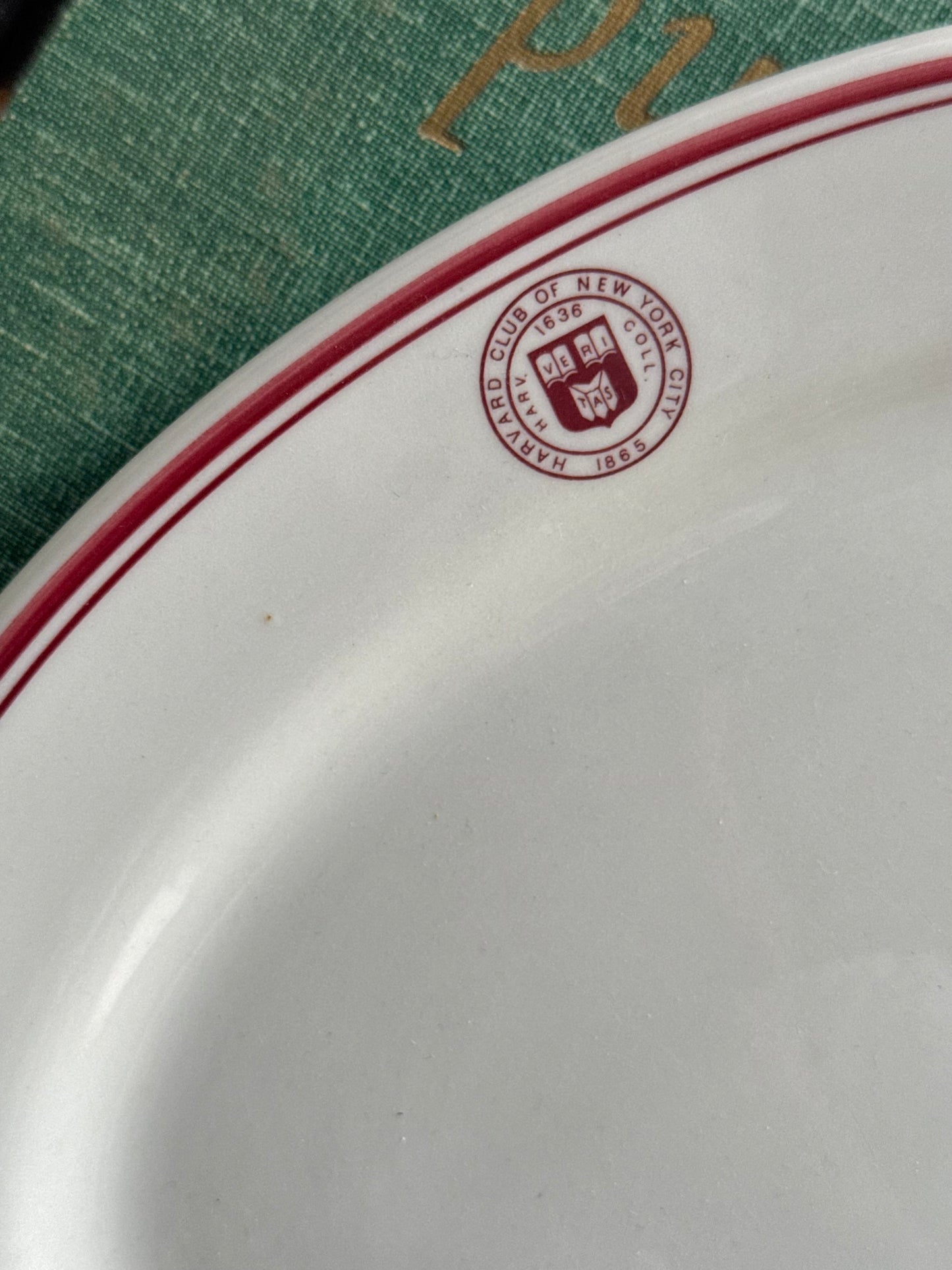 Harvard Club Plate #2