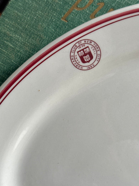 Harvard Club Plate #2