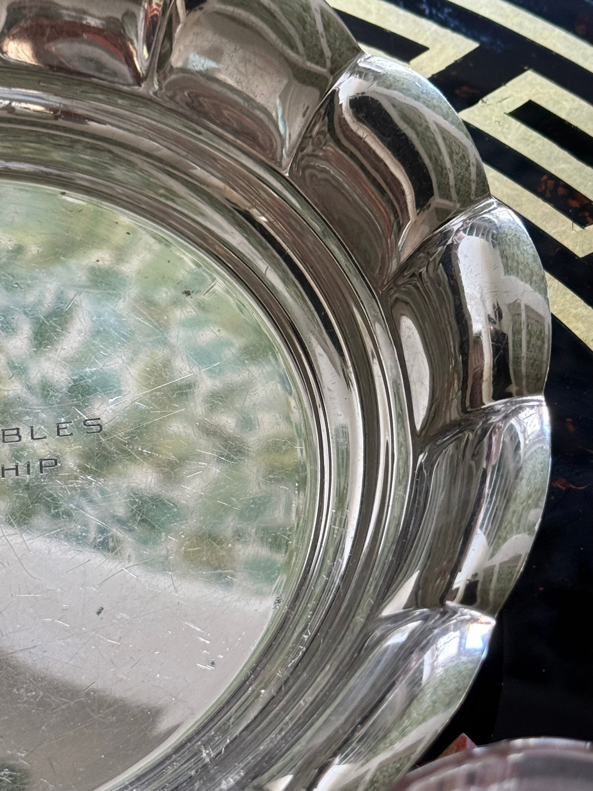 ‘Ladies Doubles’ Tennis Tray