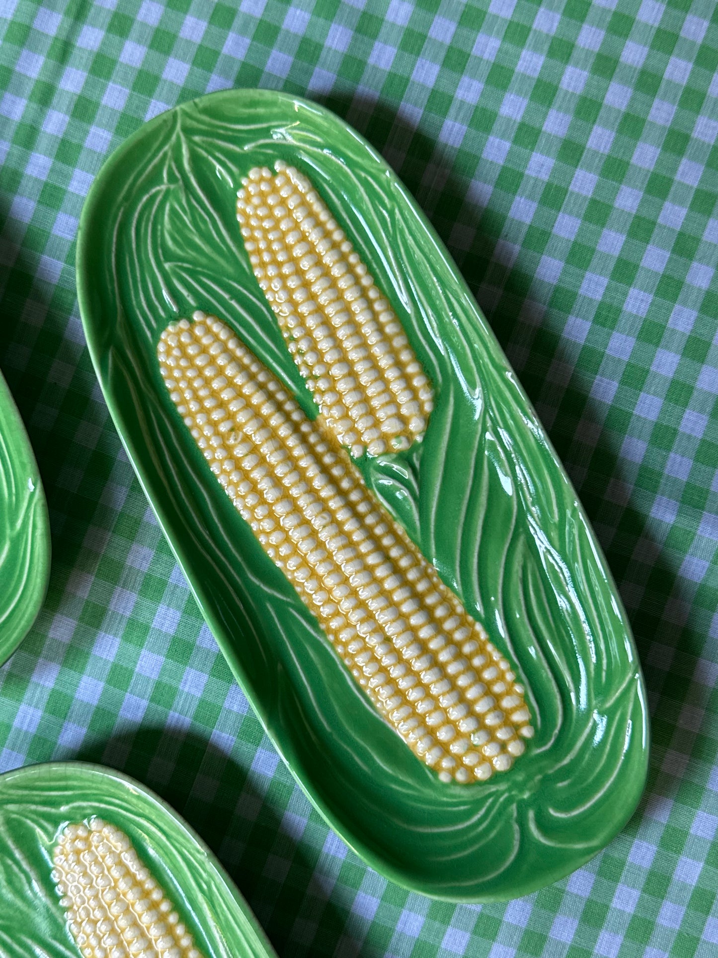 Midcentury Corn Plates