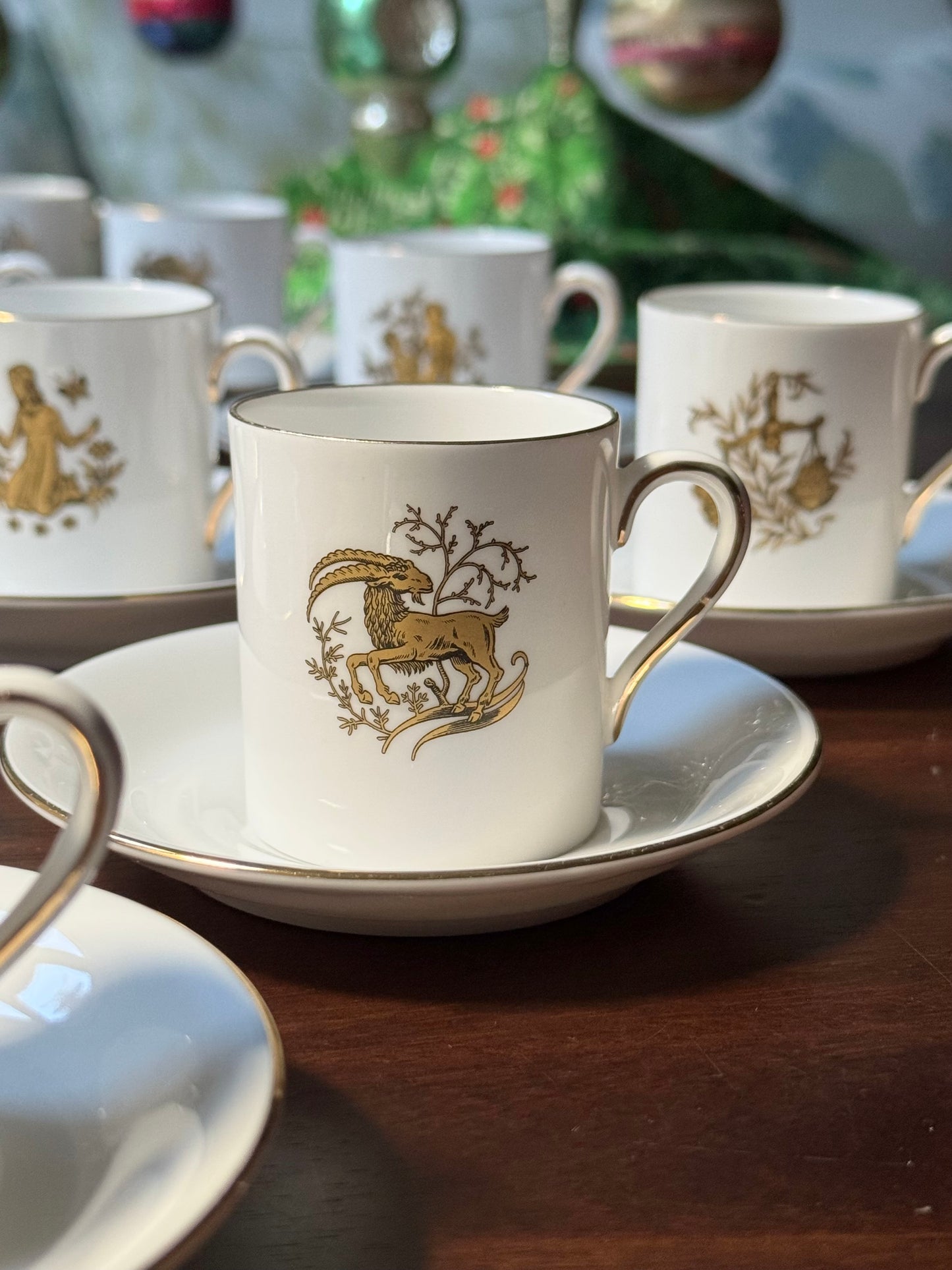 Set of 12 Royal Tuscan Zodiac Demitasse Cups