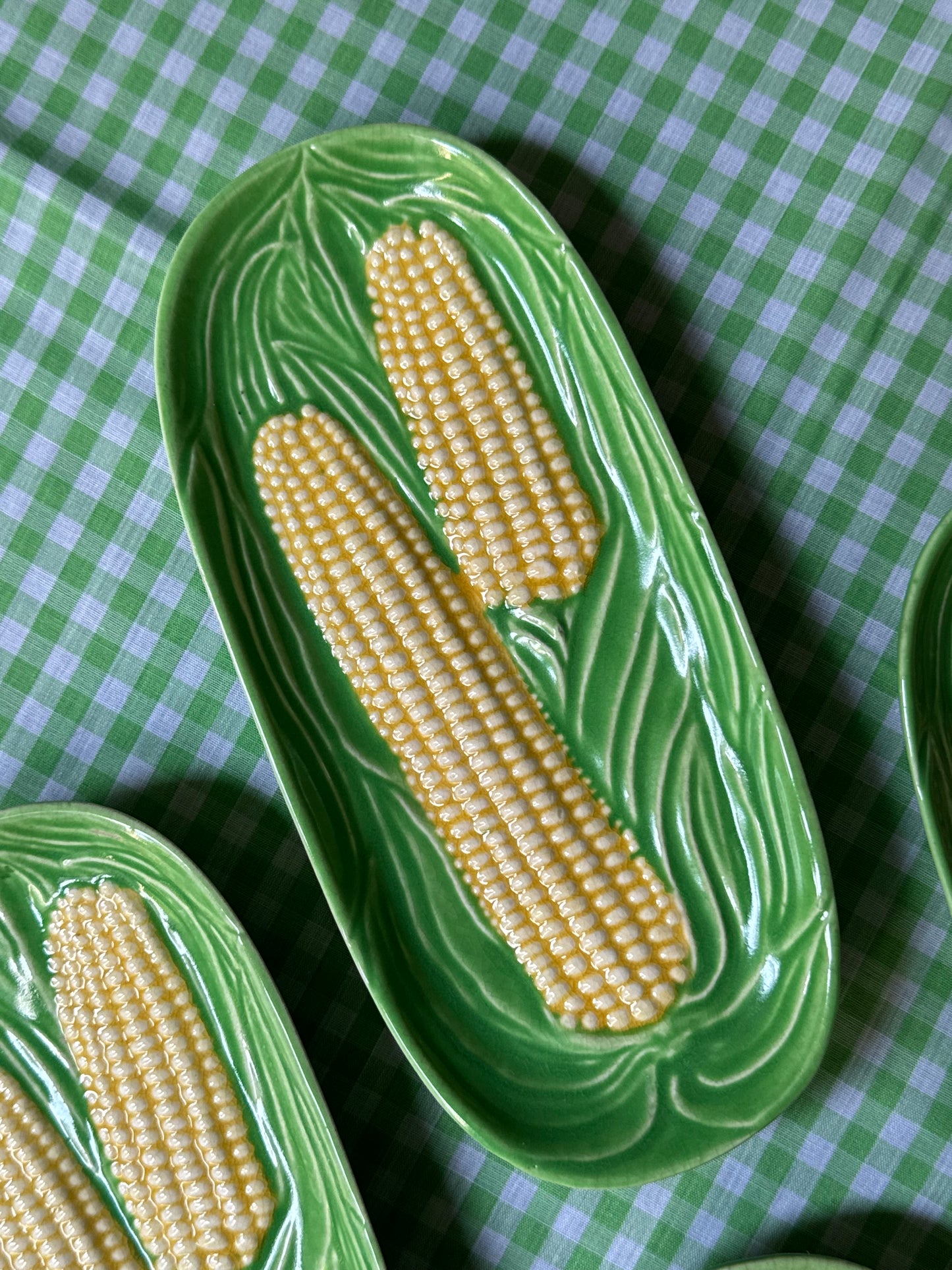 Midcentury Corn Plates
