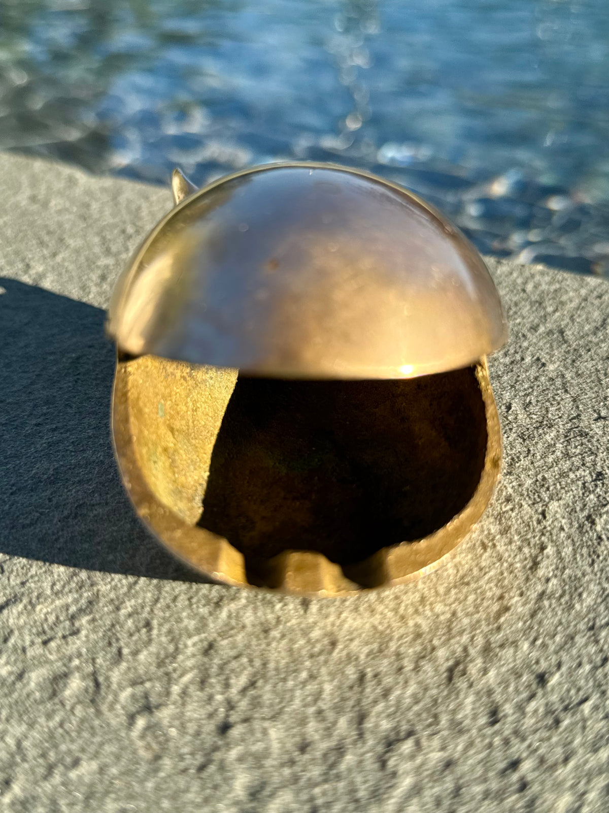 Vintage Brass Whale