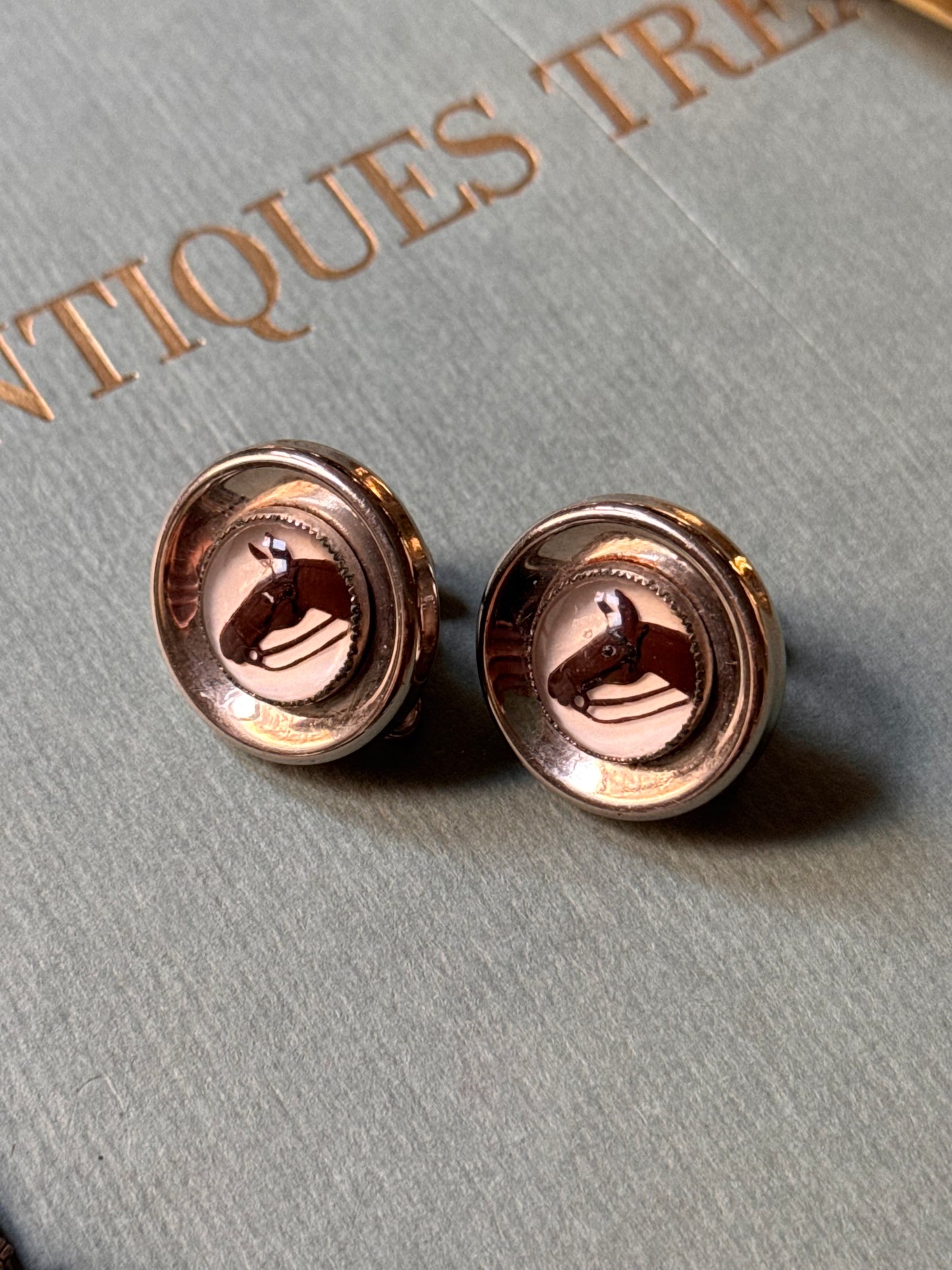 Vintage Horse Earrings