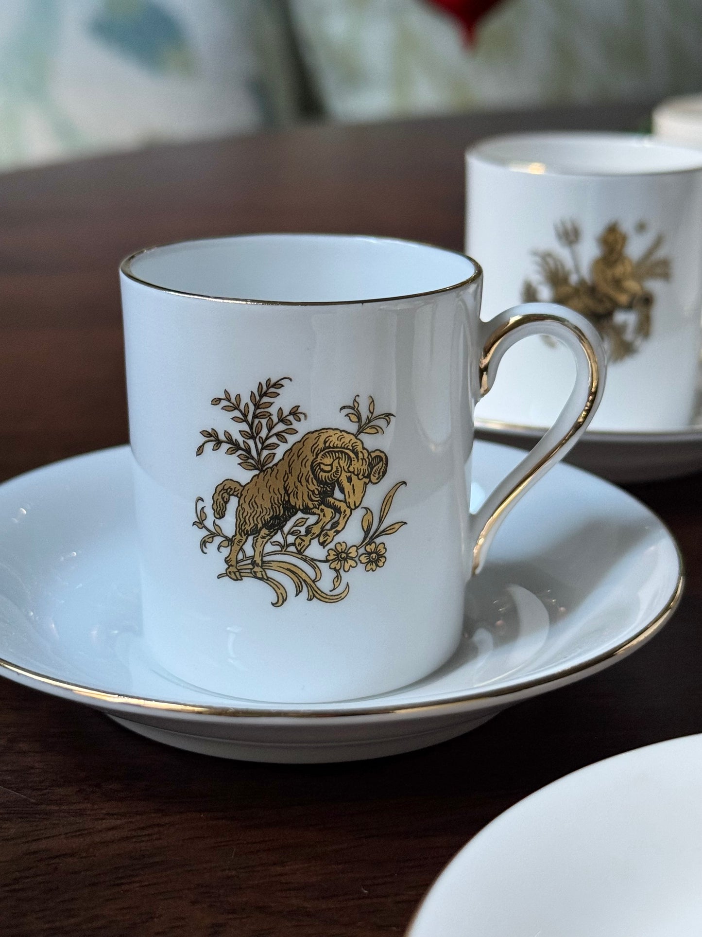 Set of 12 Royal Tuscan Zodiac Demitasse Cups