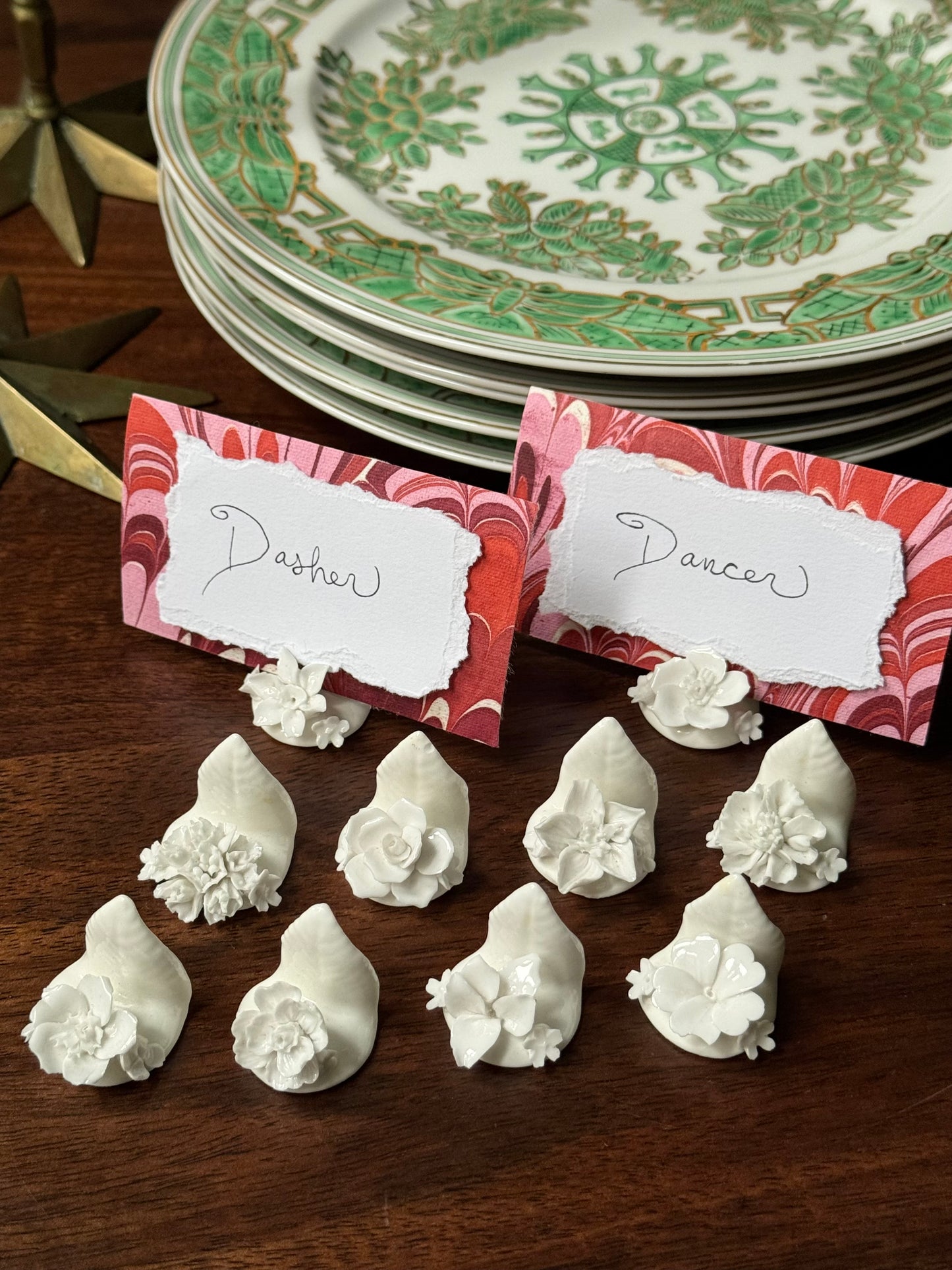 Porcelain Place Card Holders
