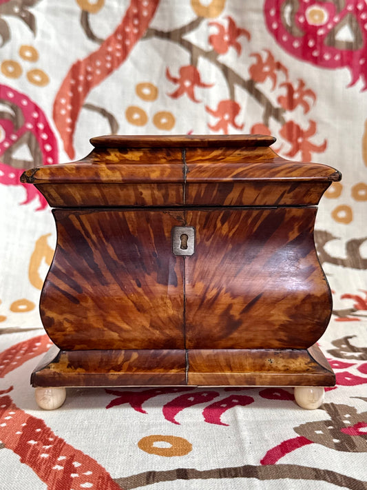Antique English Tea Caddy