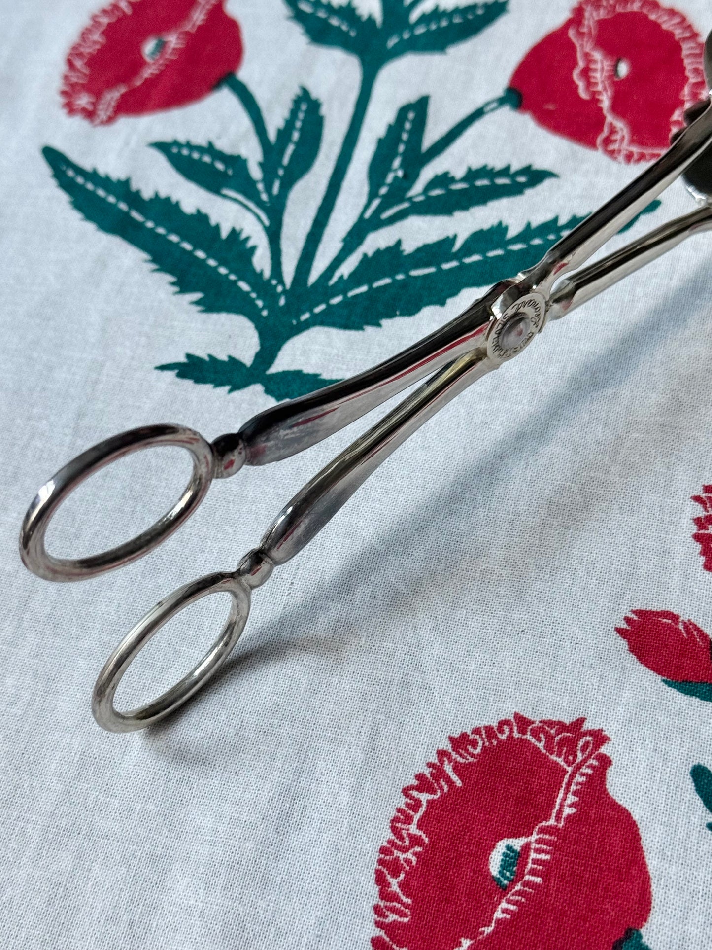 Silverplate Serving Tongs