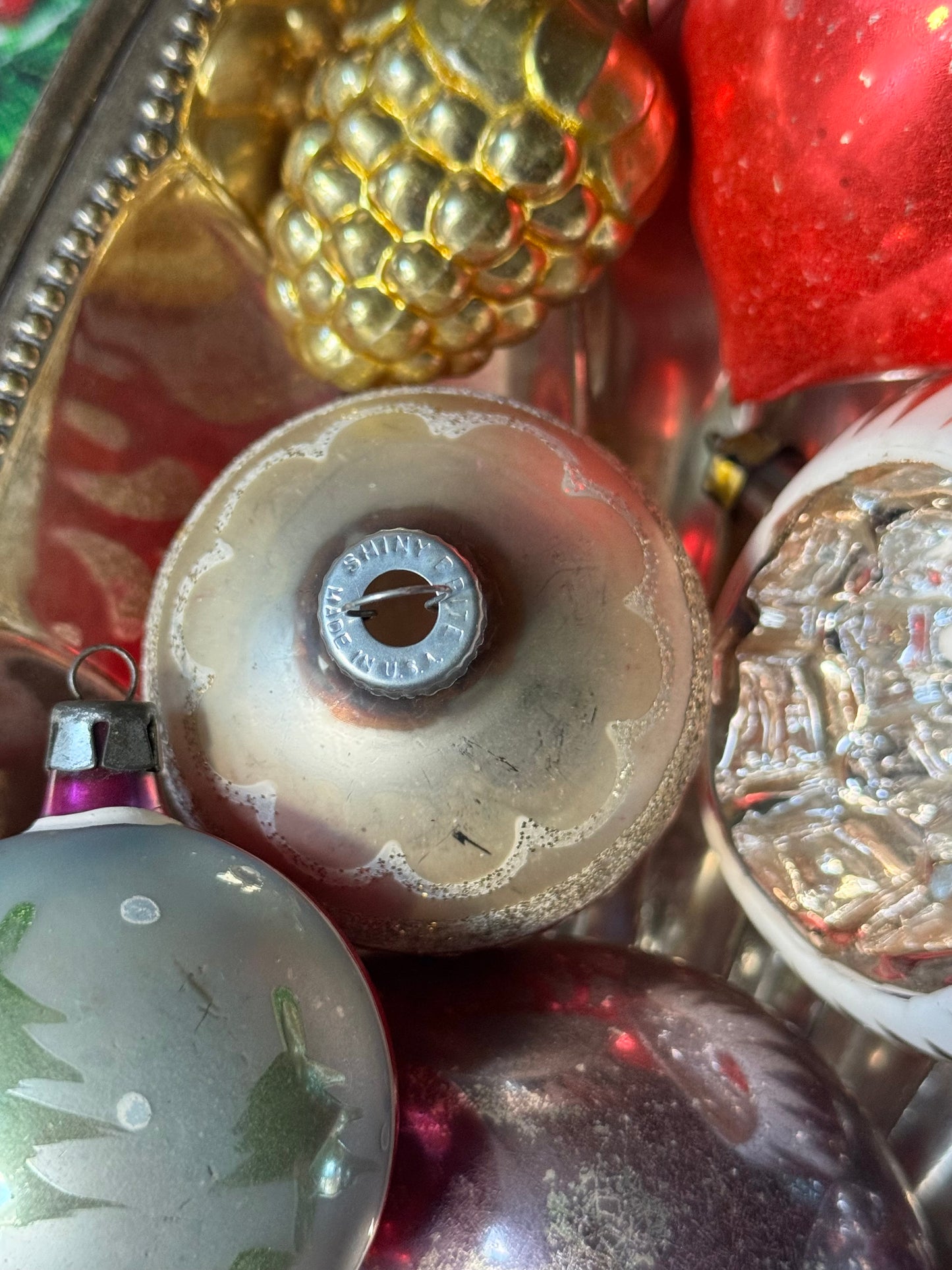 Set of 11 Vintage Glass Ornaments