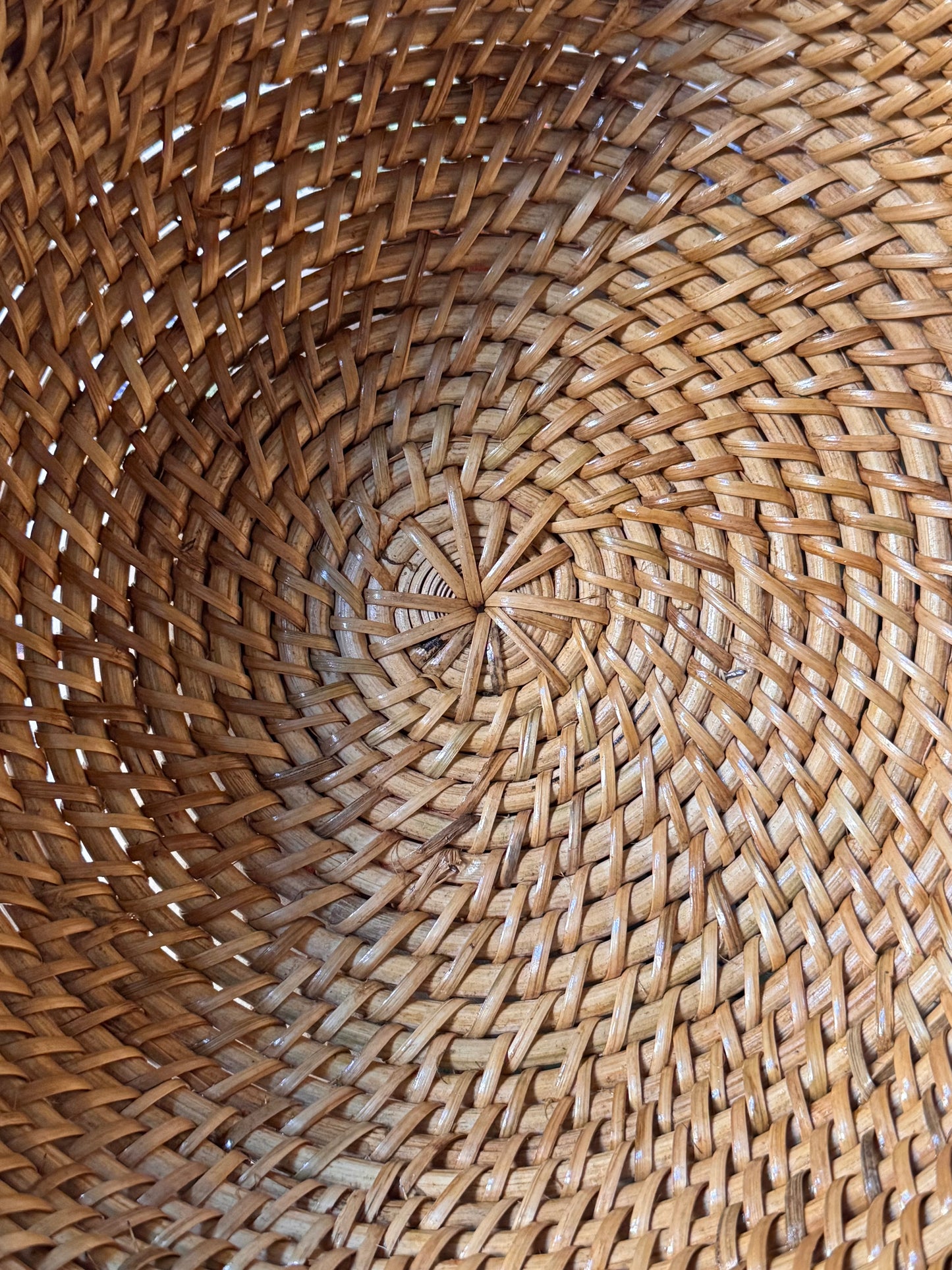 Brass Rimmed Basket
