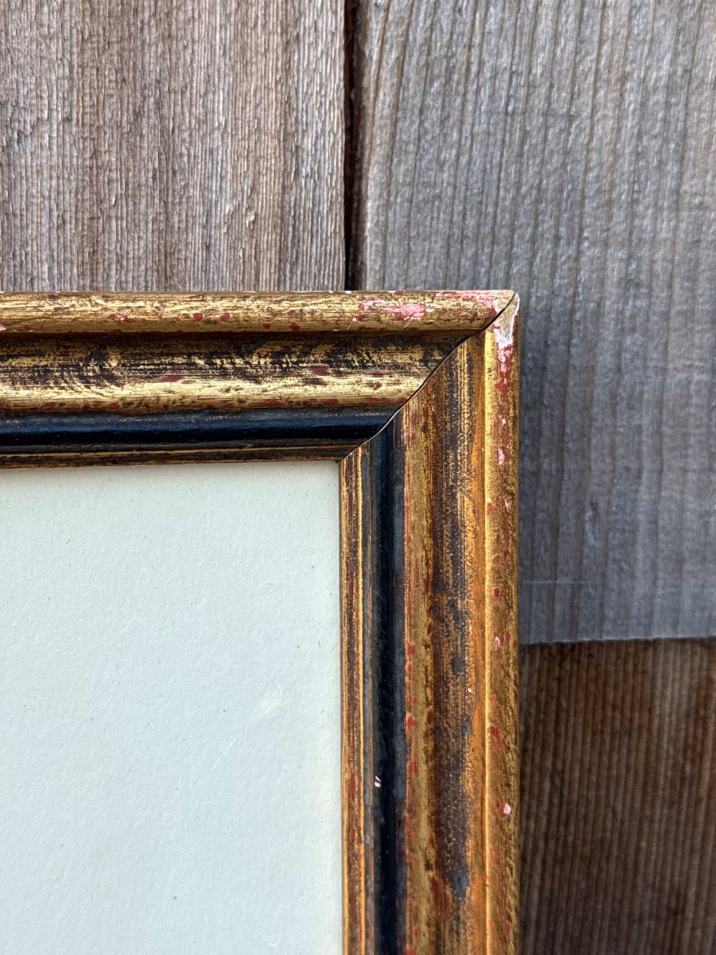 Antique Framed Horse Print