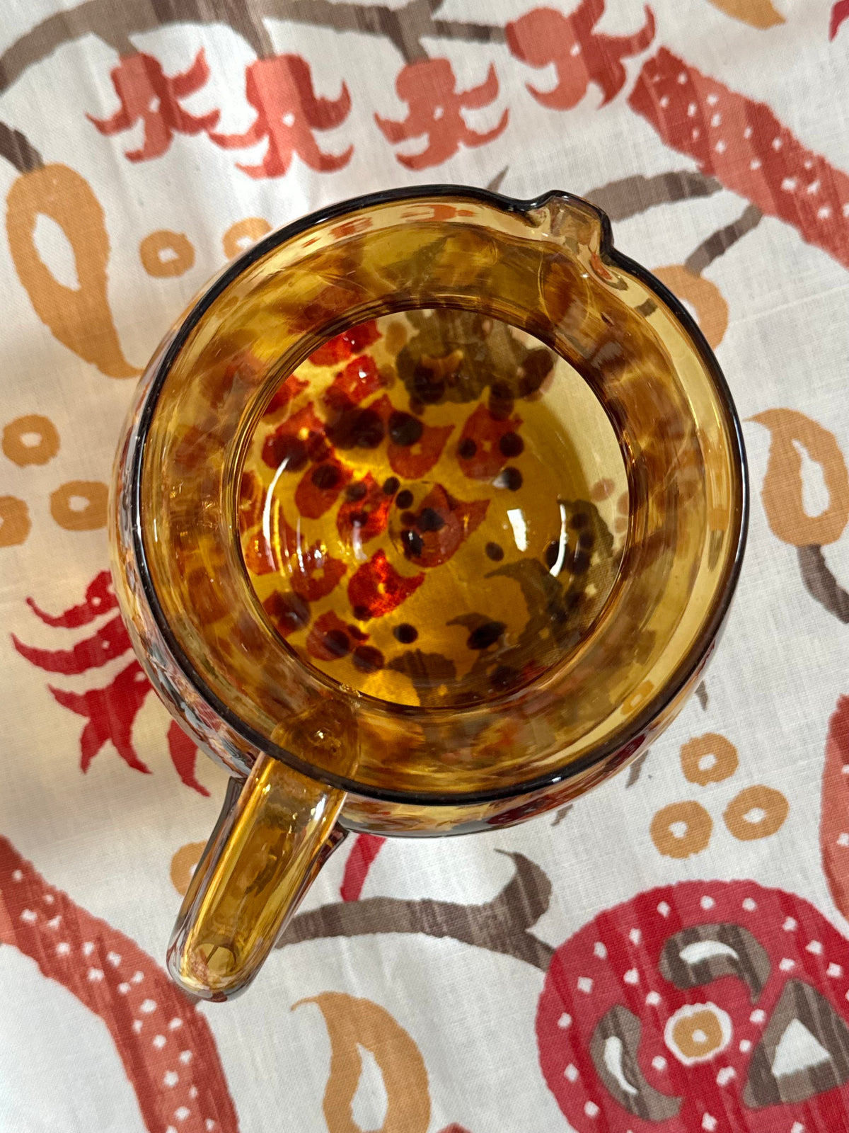 Handblown Glass Pitcher