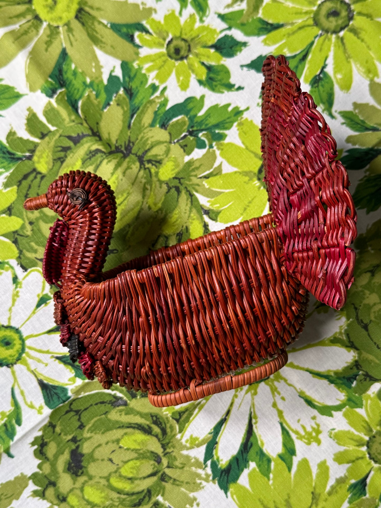 Vintage Turkey Basket