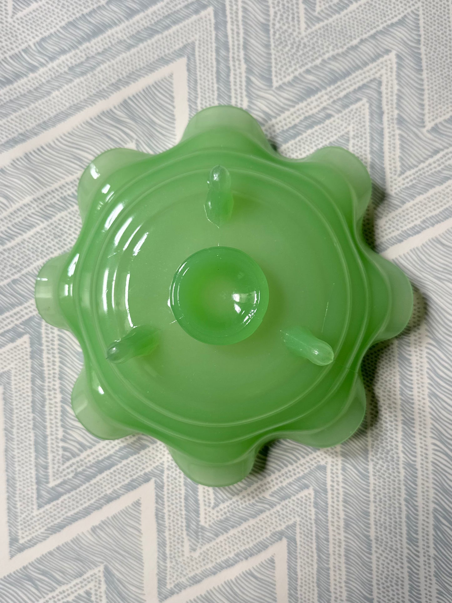 Jadeite Ruffle Dish #2