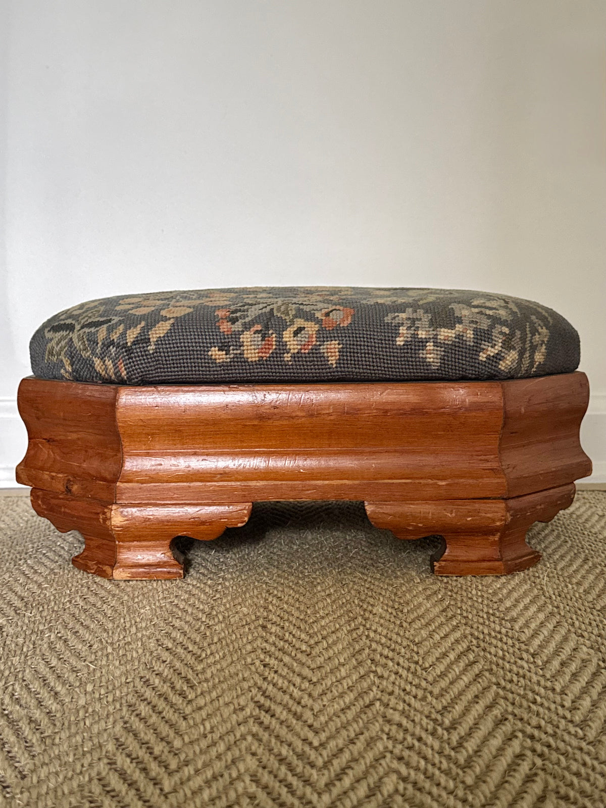 Needlepoint Footstool