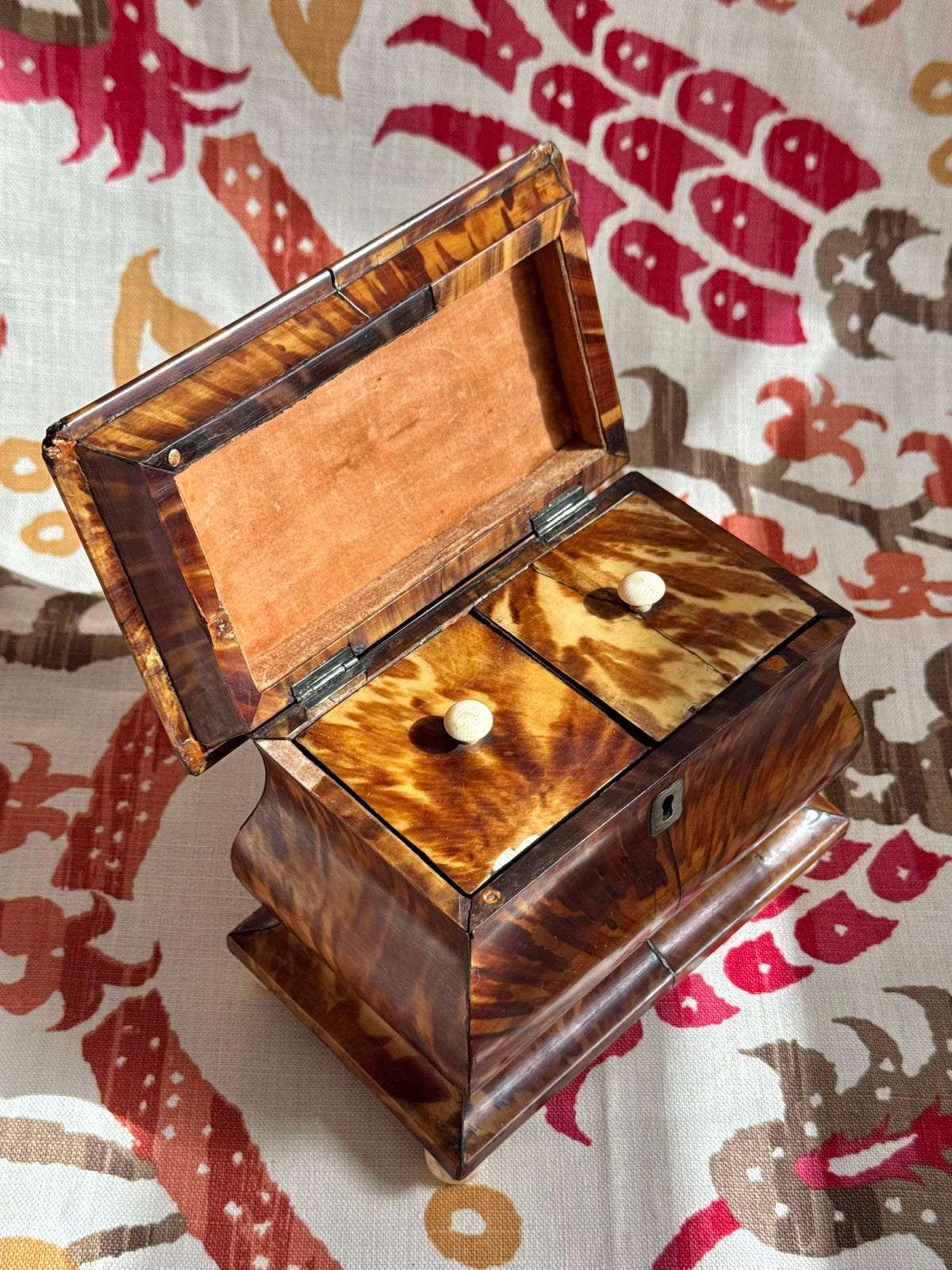 Antique English Tea Caddy