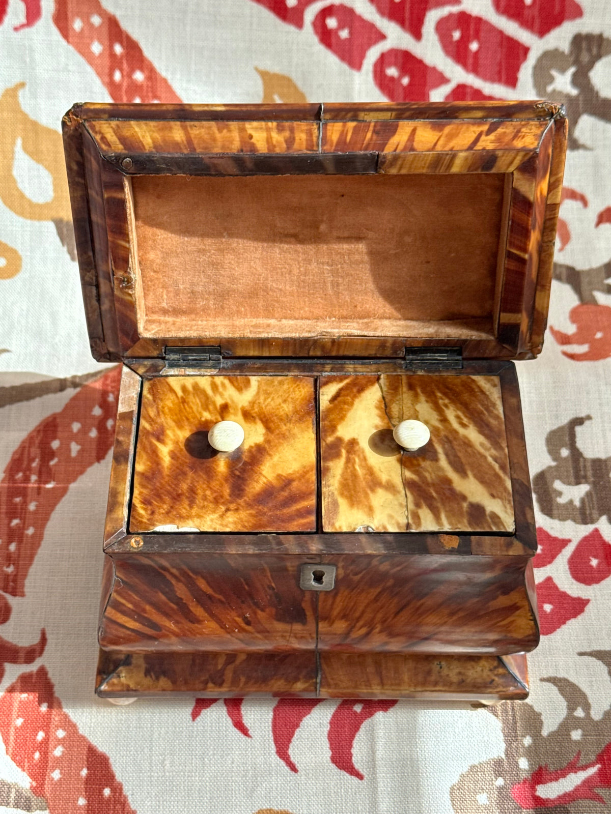 Antique English Tea Caddy