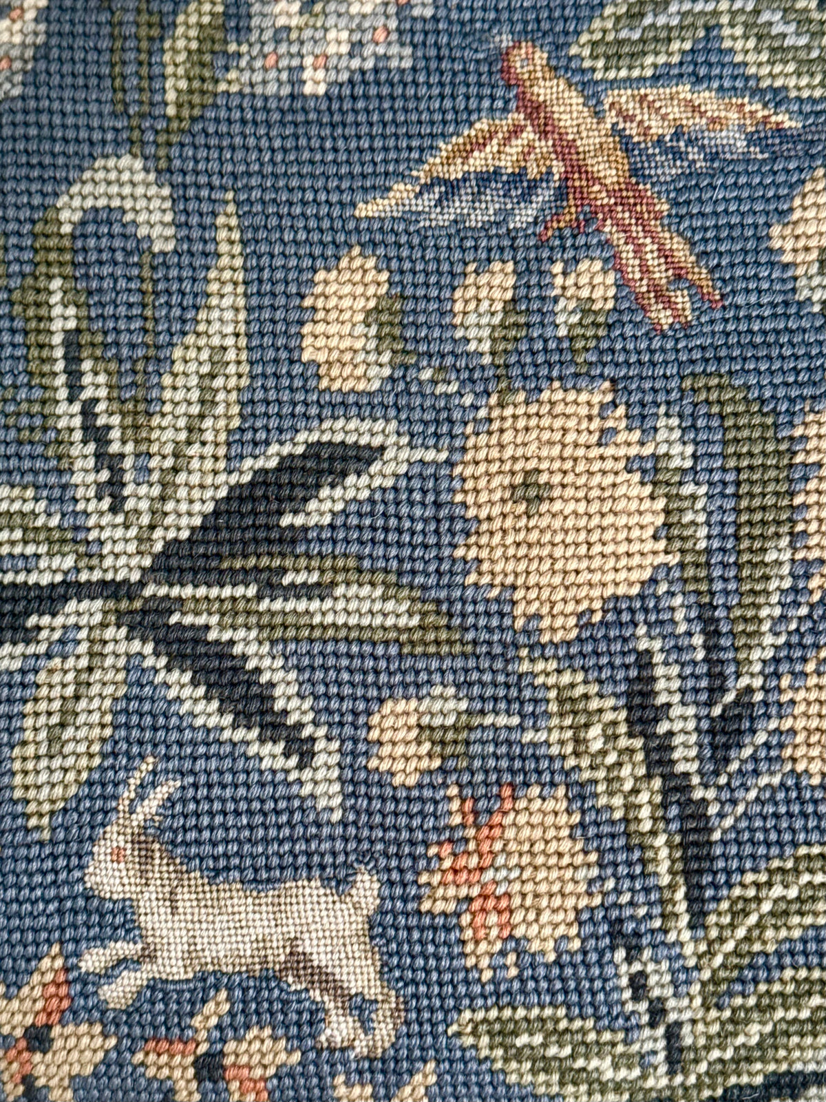 Needlepoint Footstool