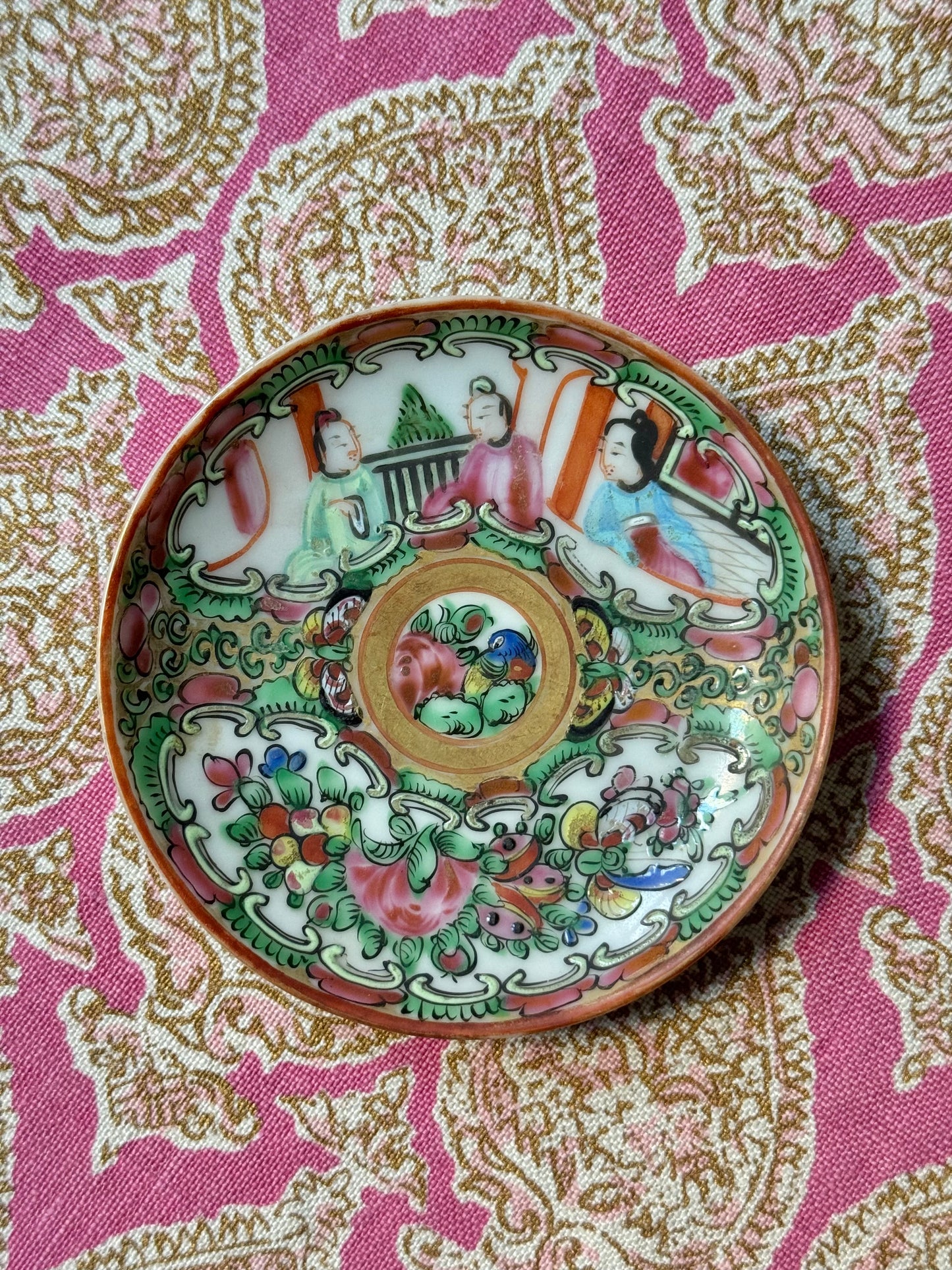 Rose Medallion Dish (3.75”)