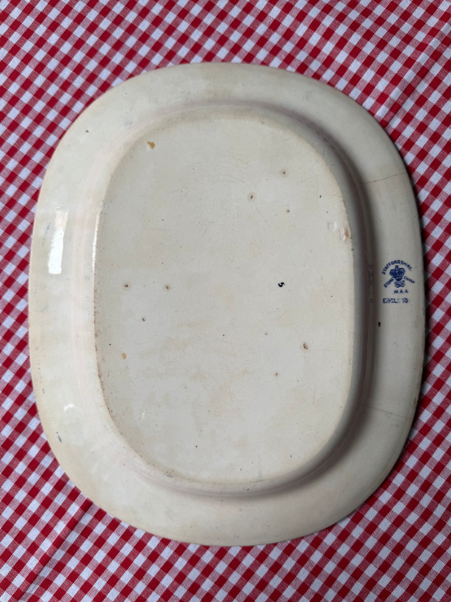 Antique Blue Willow Platter