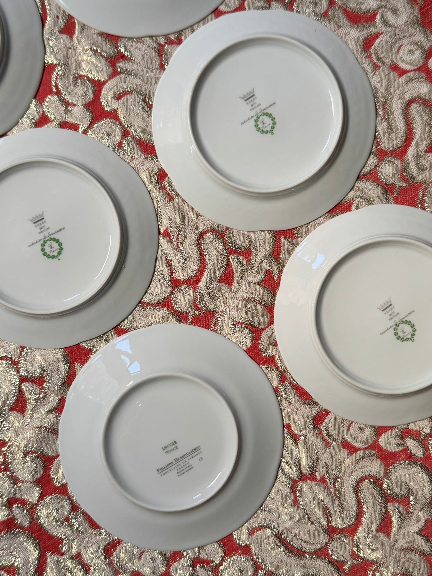 French Porcelain Canapé Plates (8)
