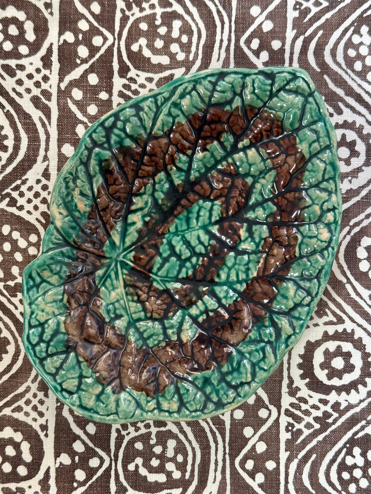 Majolica Begonia Leaf