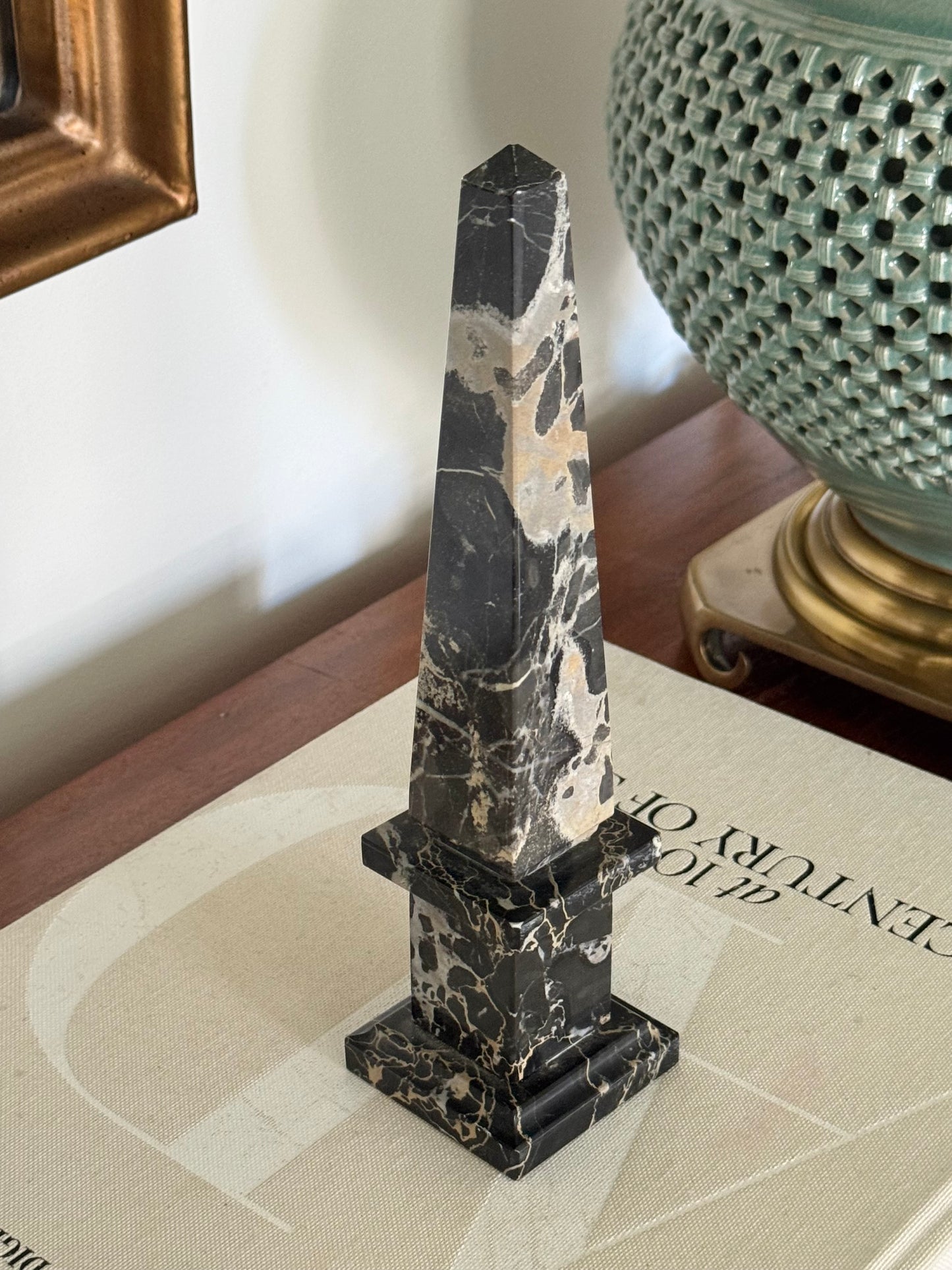 Black Marble Obelisk