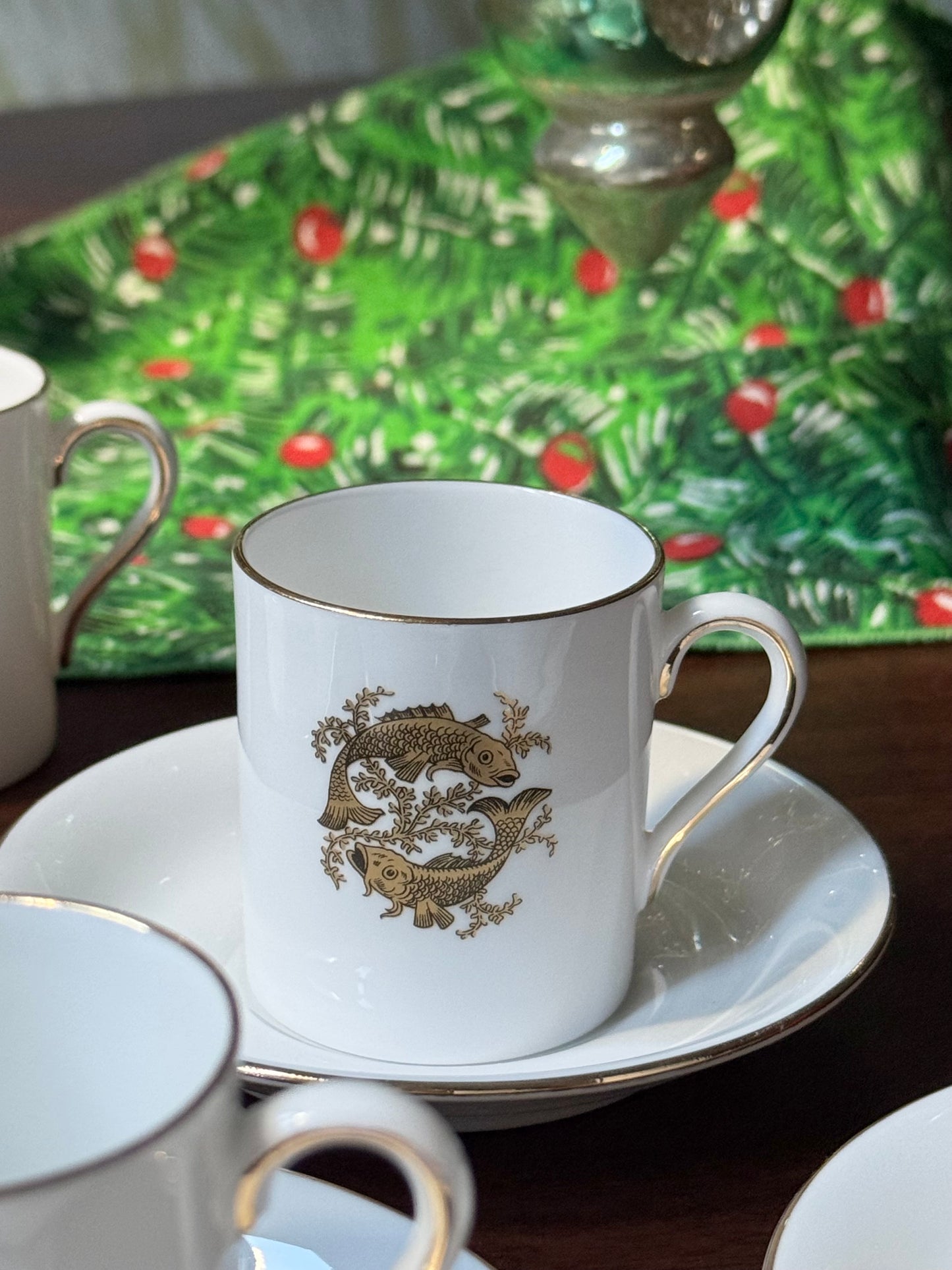 Set of 12 Royal Tuscan Zodiac Demitasse Cups