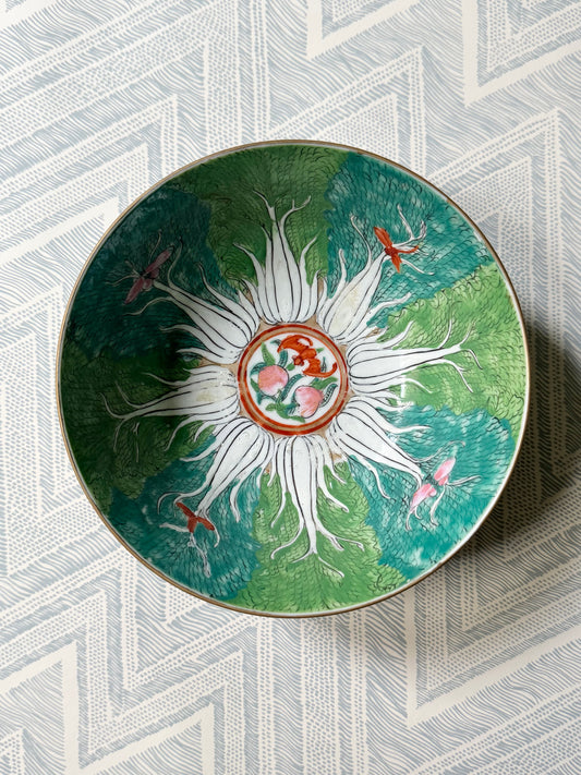 Famille Verte “Bok Choy” Bowl