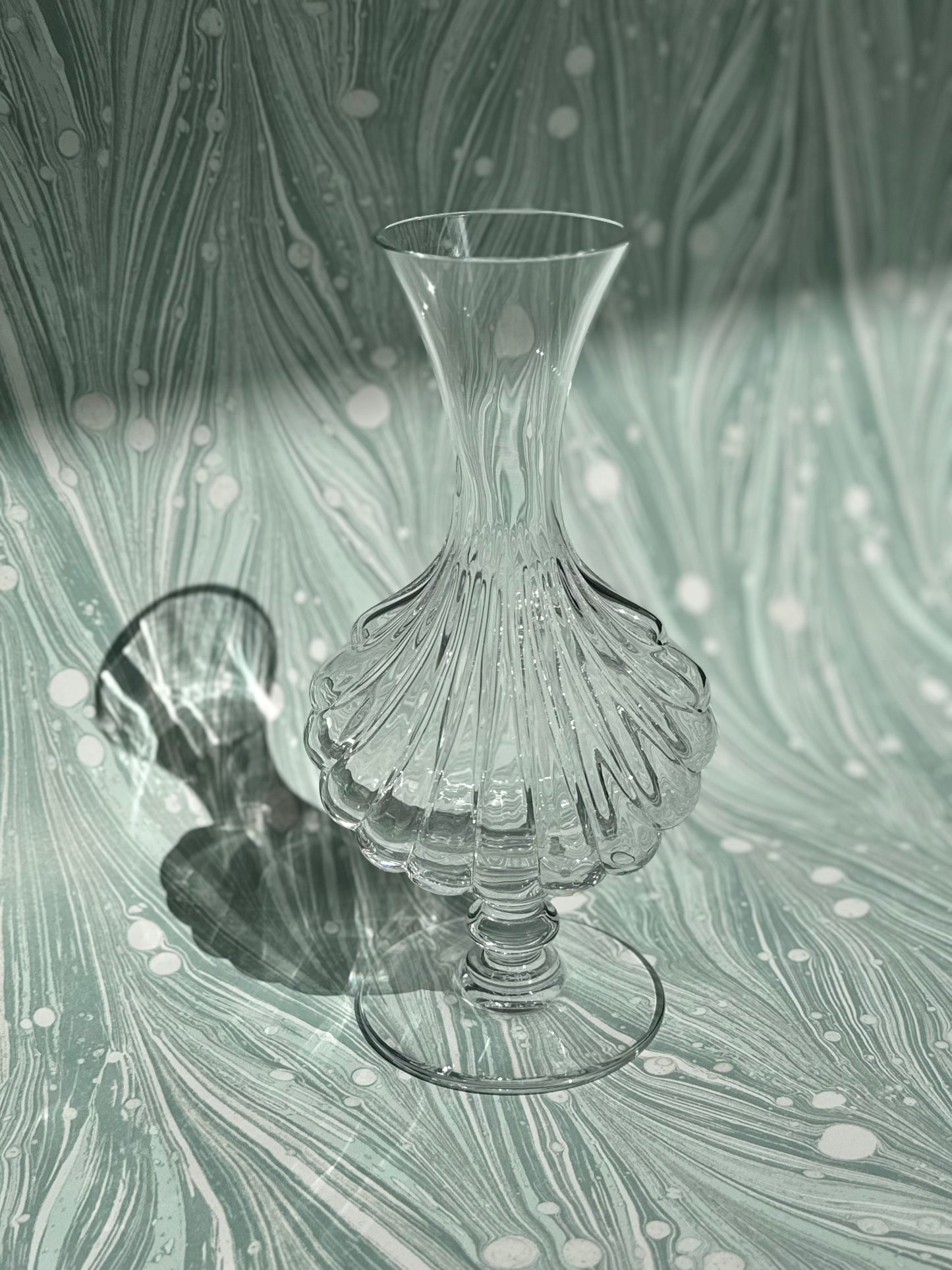 Baccarat Crystal Shell Vase