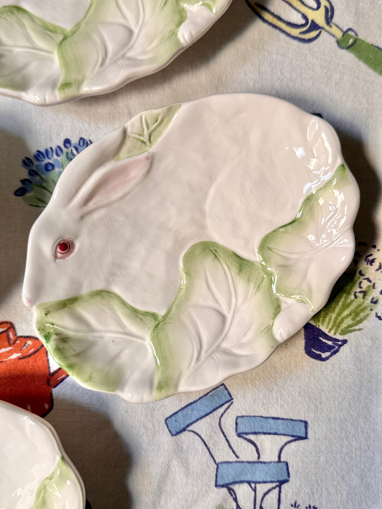 Vintage Bunny Plates