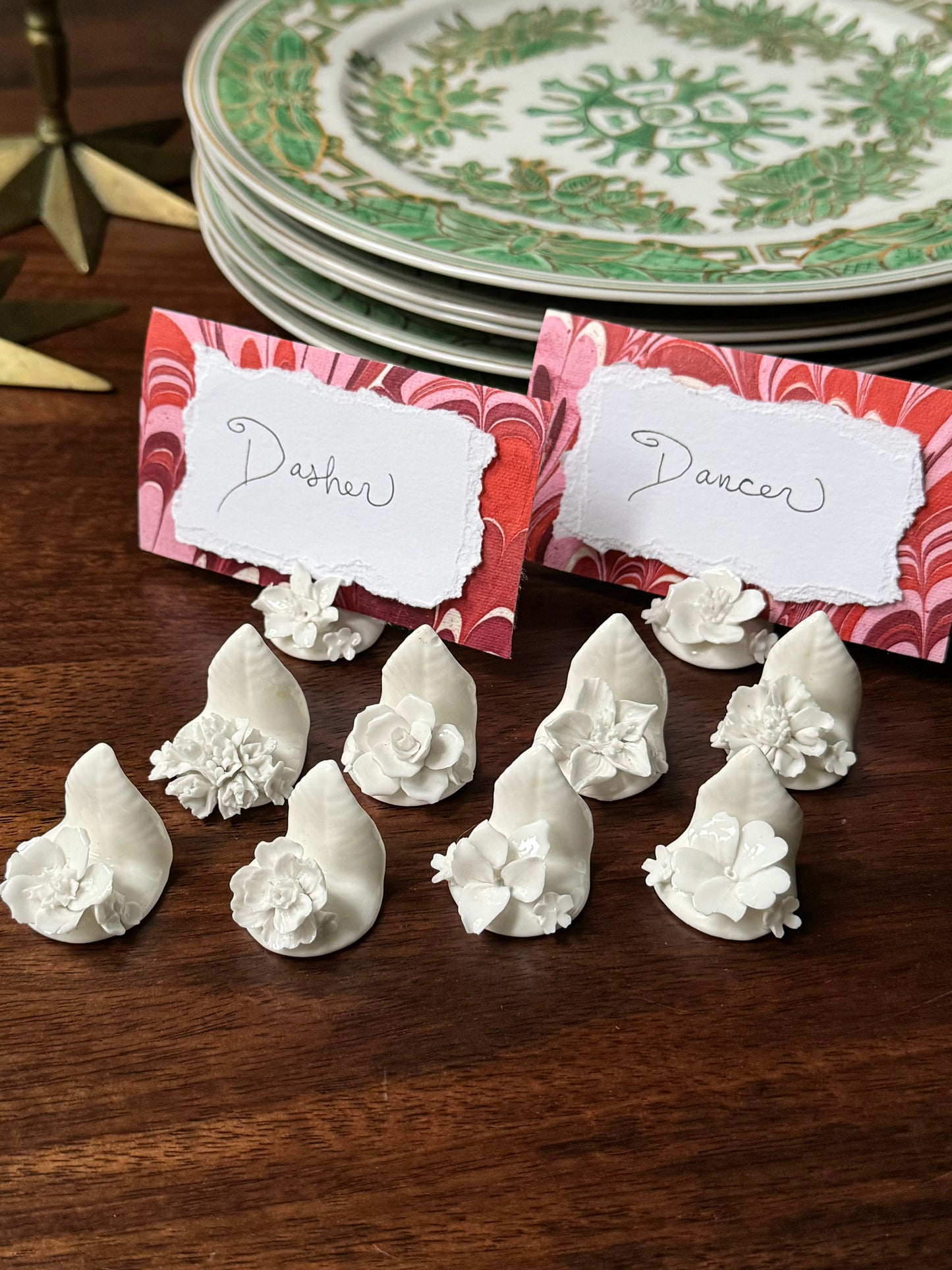 Porcelain Place Card Holders