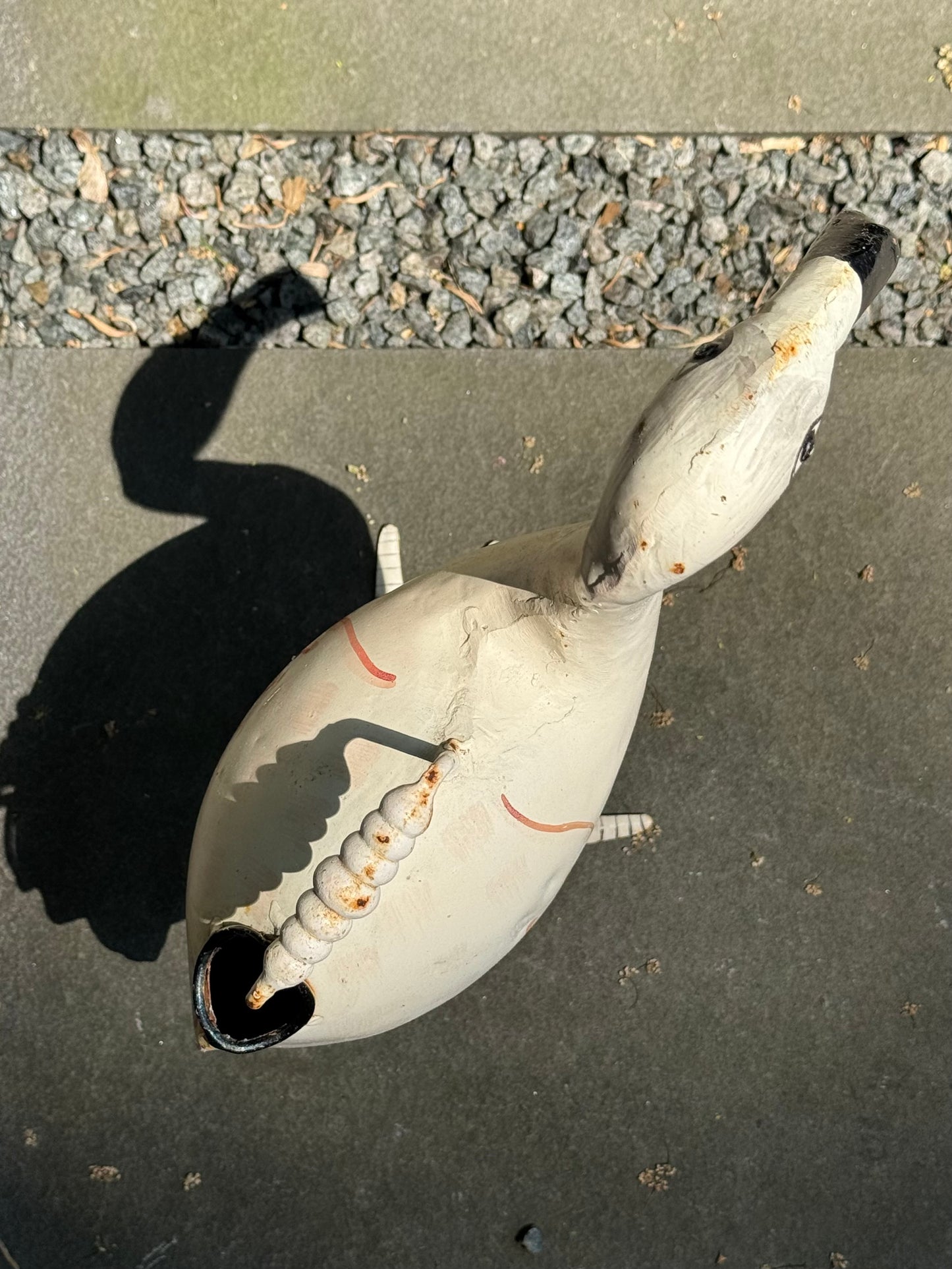 Vintage Toleware Flamingo Watering Can