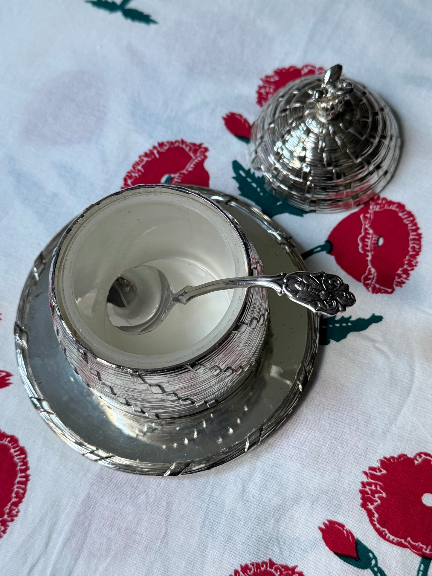 Beehive Honey Pot & Spoon