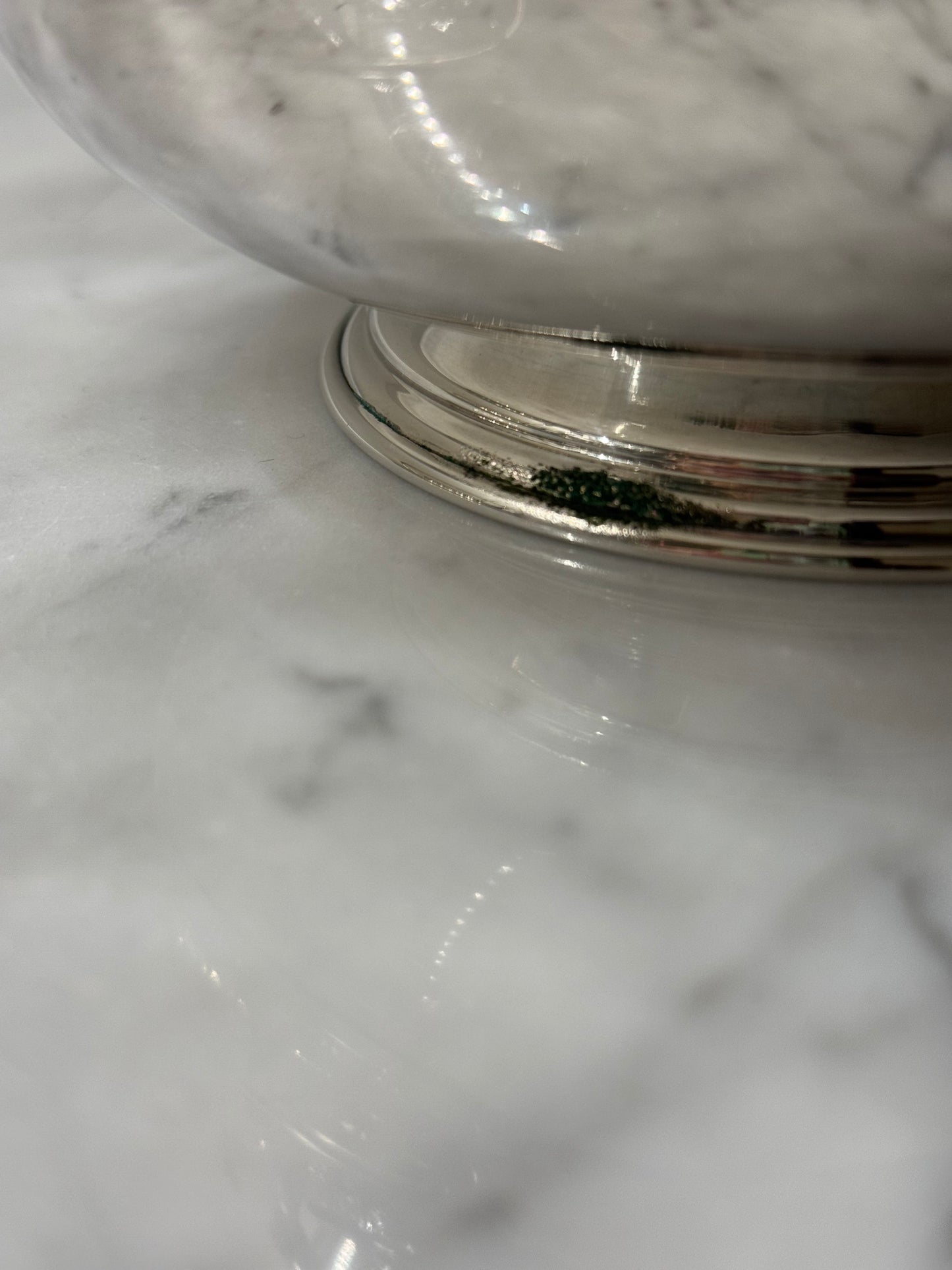Silverplate Caviar Serving Bowl