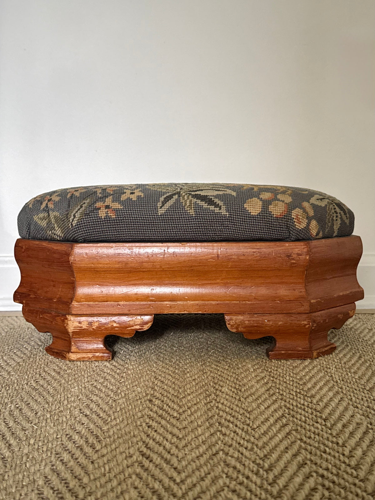 Needlepoint Footstool