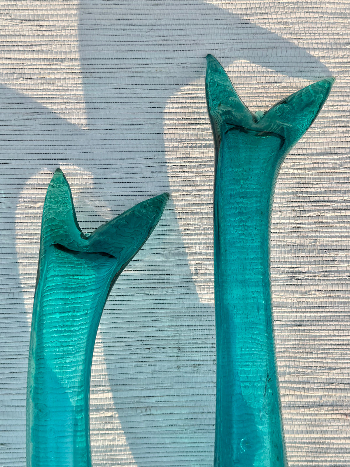 Pair of Handblown Glass Fish