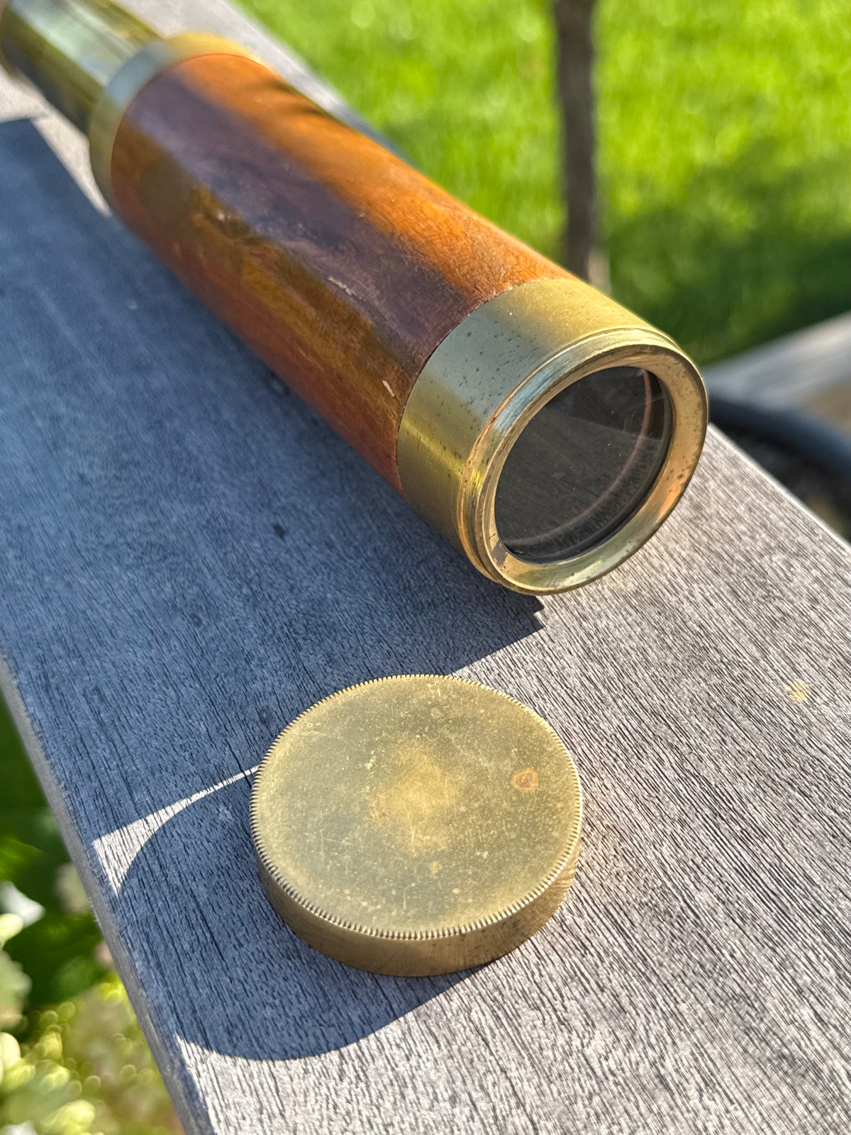 Vintage Brass Telescope