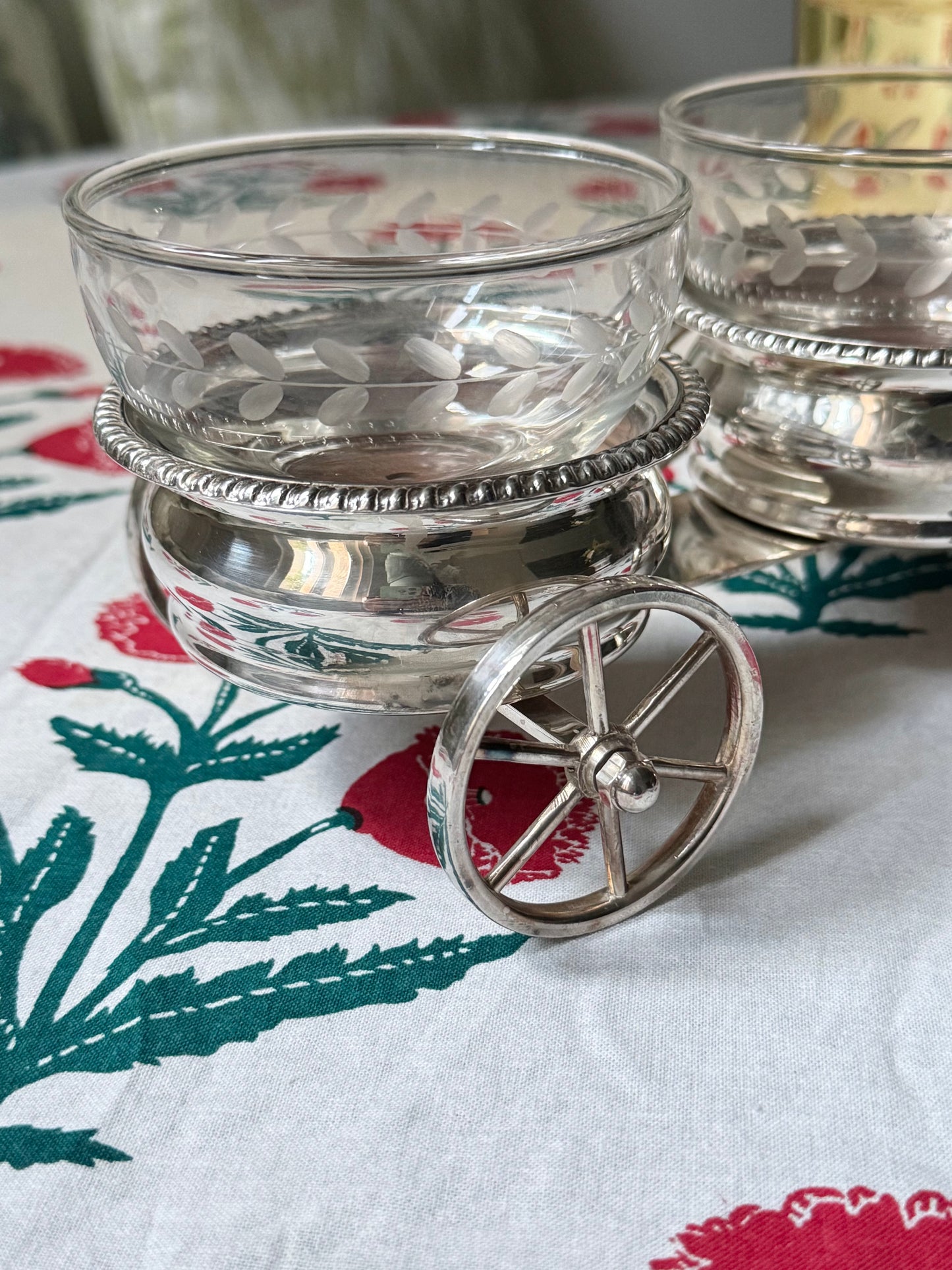 Rolling Condiment Cart