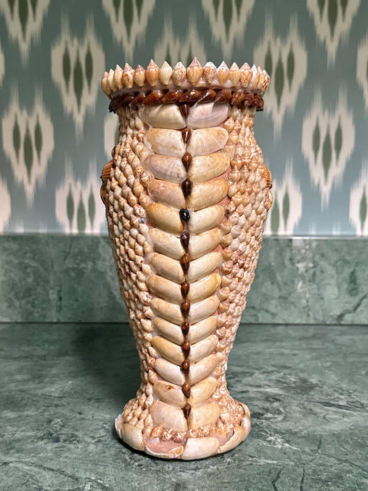Handmade Shell Encrusted Vase