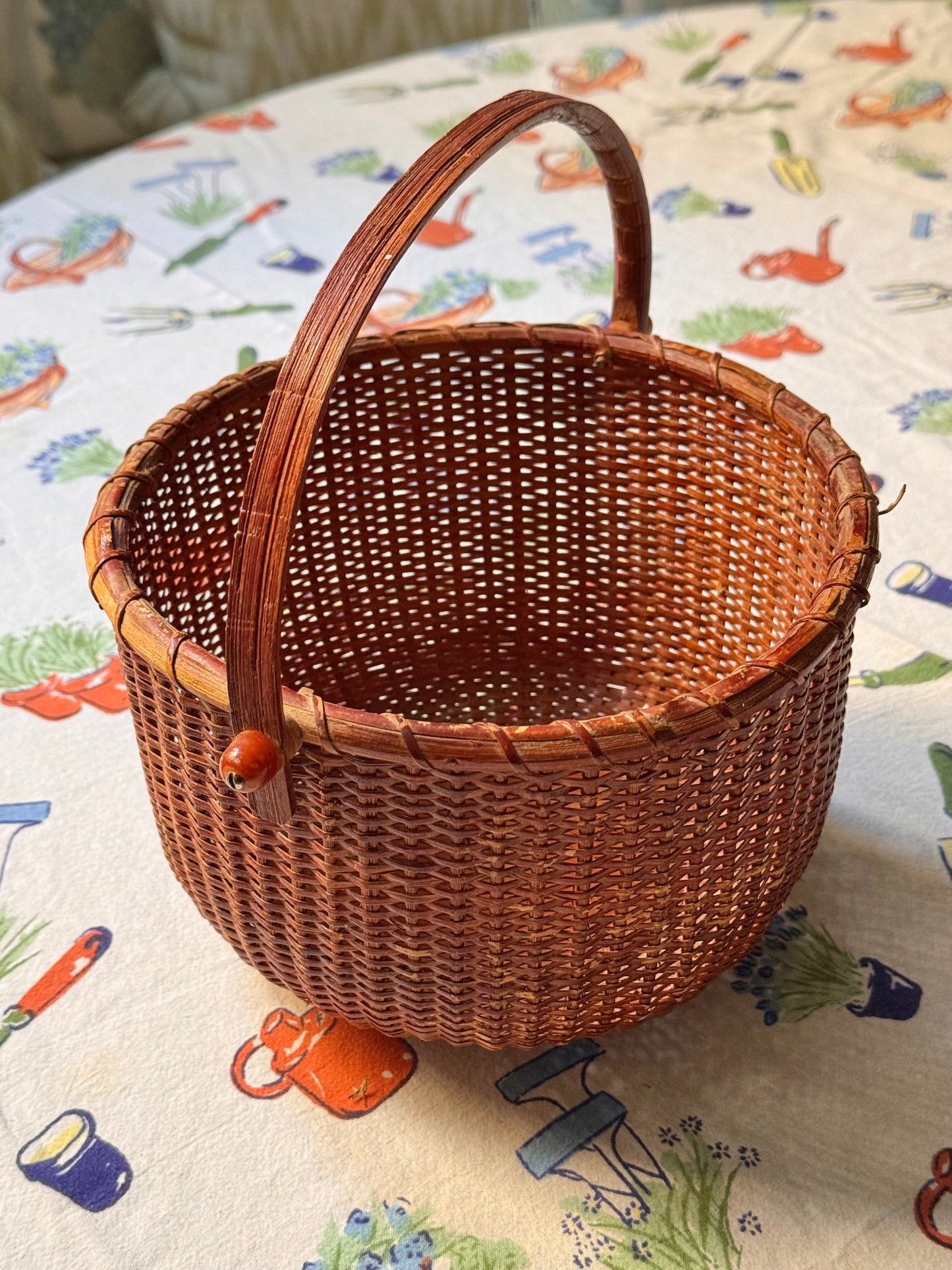 Dark Brown Nantucket Style Basket