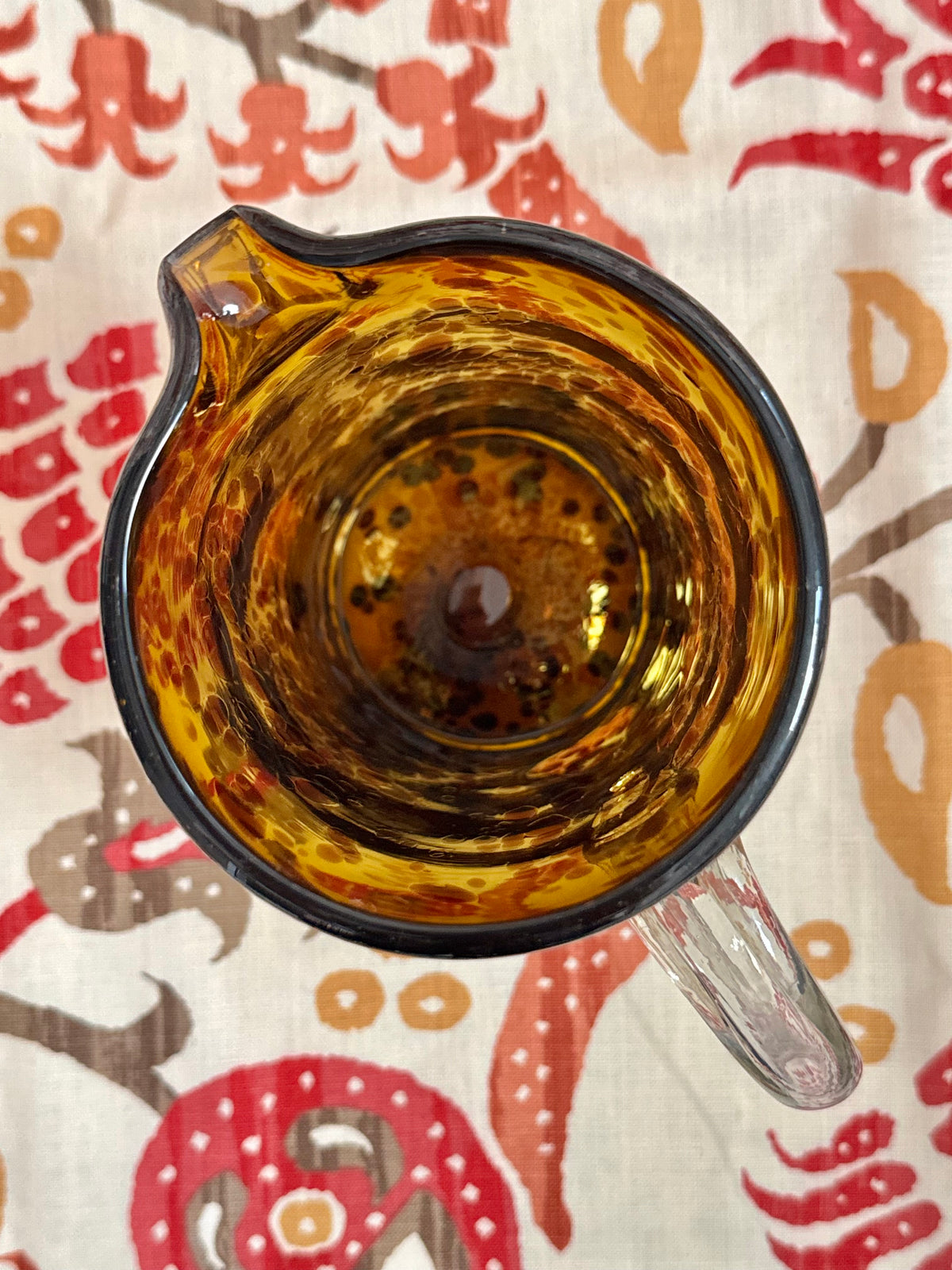 Handblown Glass Pitcher