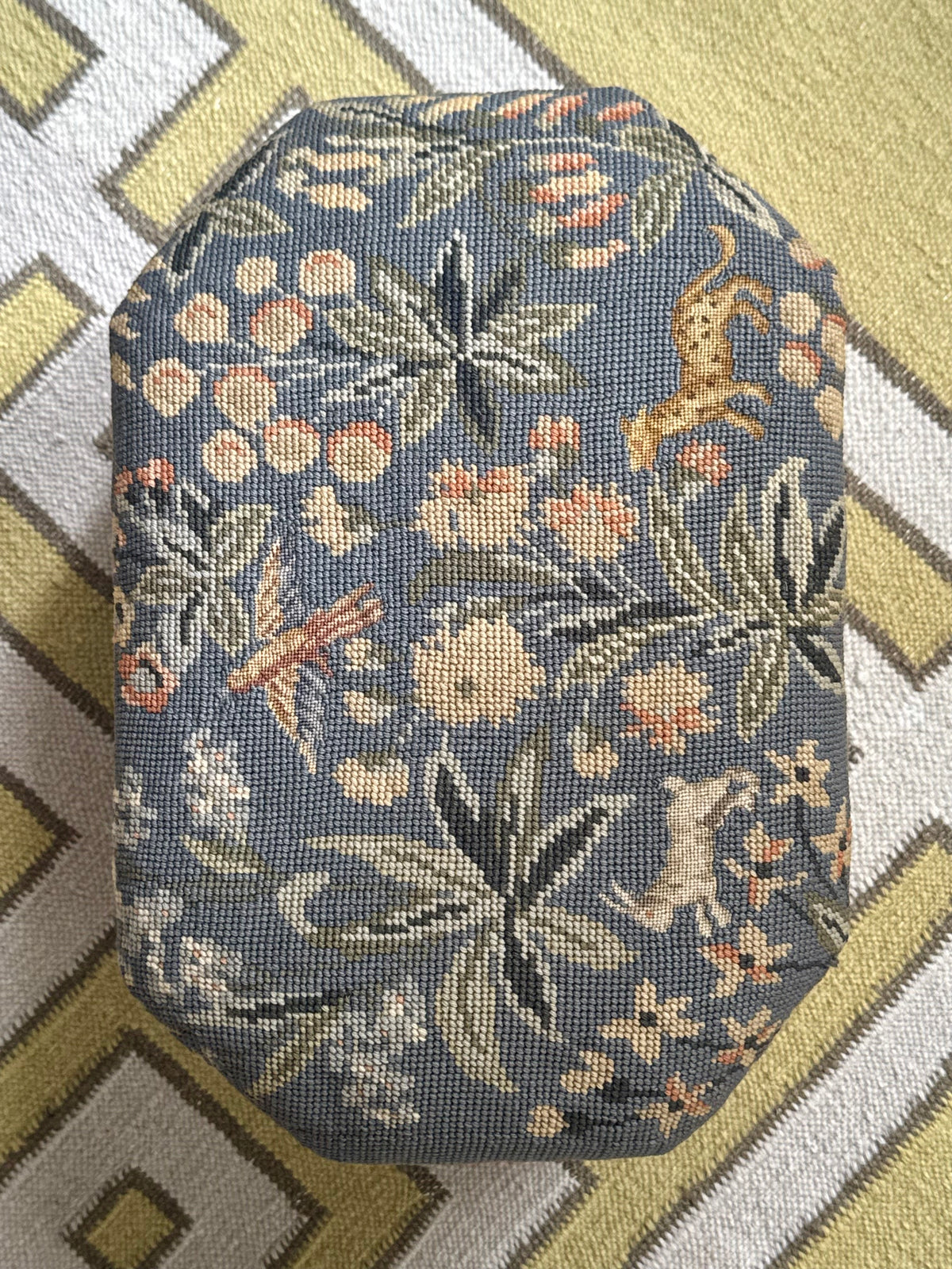 Needlepoint Footstool