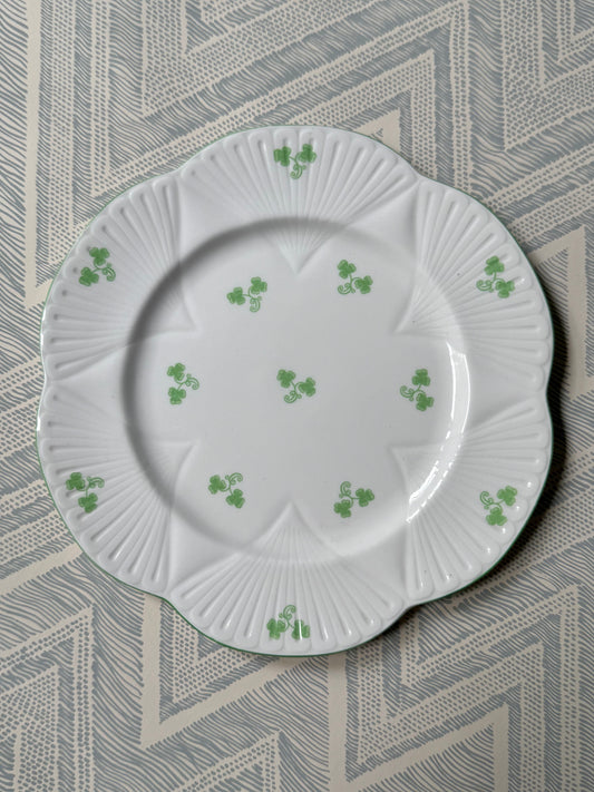 English Shamrock Plate