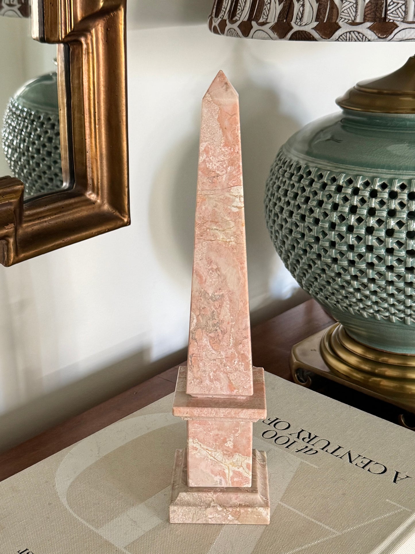 Pink Marble Obelisk