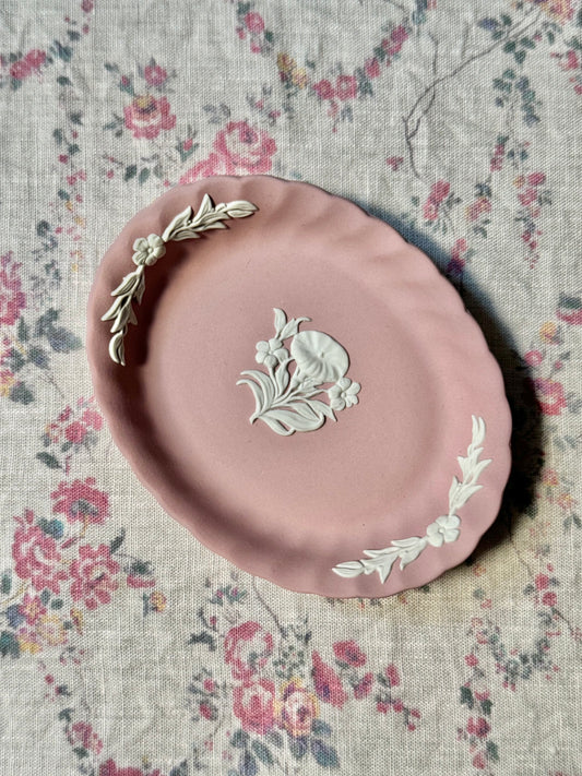 Pink Wedgwood Oval Dish